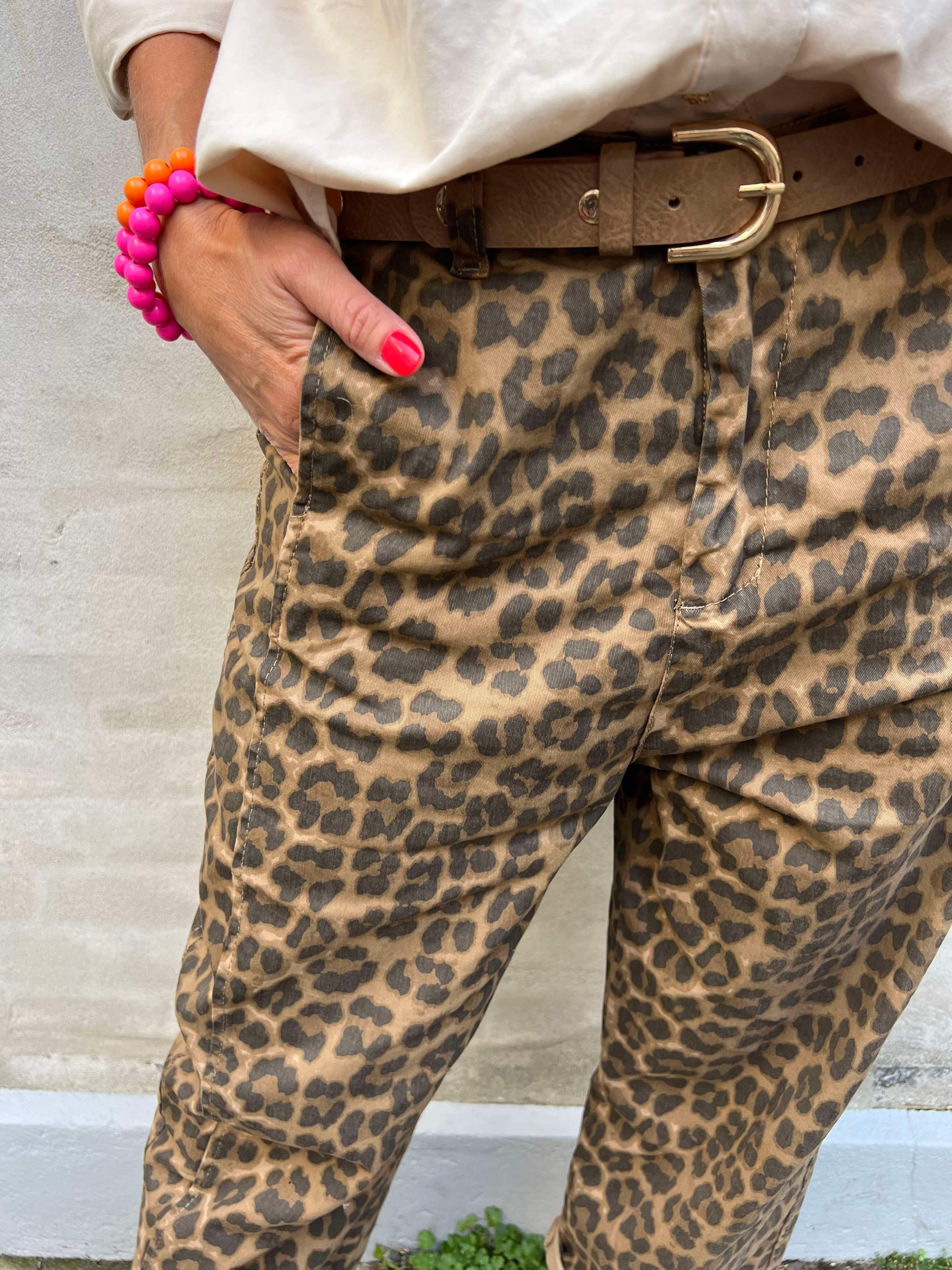 Luna pant leopard