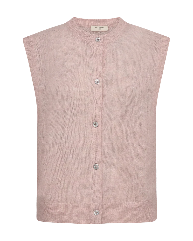 FQDIDO VEST - Pale Mauve Melange