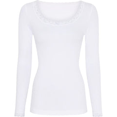 Frida T-shirt LS - Bianco