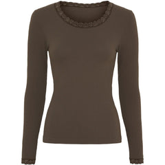 Frida T-shirt LS - Noce