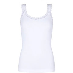 Frida Rib Top - Bianco