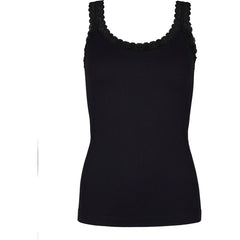 Frida rib top nero