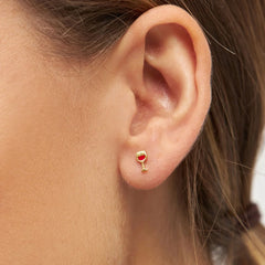 Friday ørering 1 stk - Gold plated