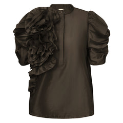 Annsofi Blouse - Coffee