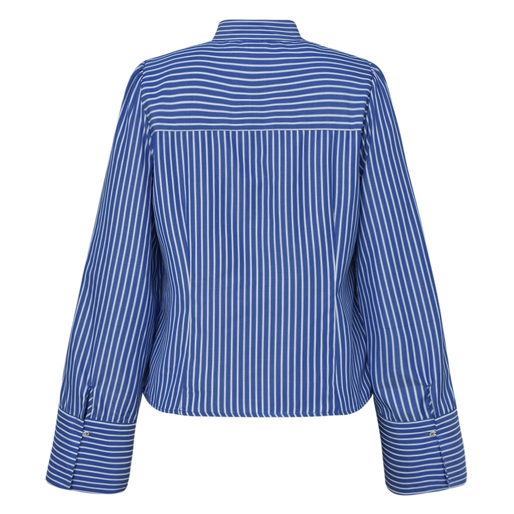MicallaGO Shirt - Blue-white stripes