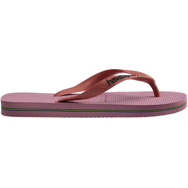 Hav Brasil Logo Flip Flops - Chiffon Rose