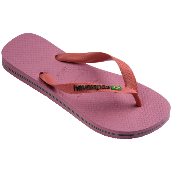 Hav Brasil Logo Flip Flops - Chiffon Rose