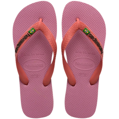 Hav Brasil Logo Flip Flops - Chiffon Rose