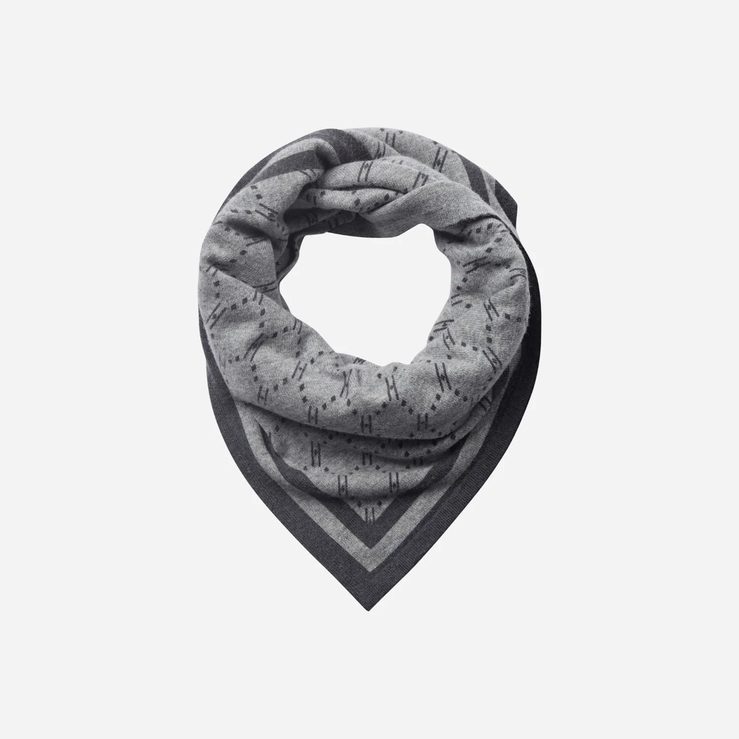 Triangle Scarf - LIGHT GREY MELANGE