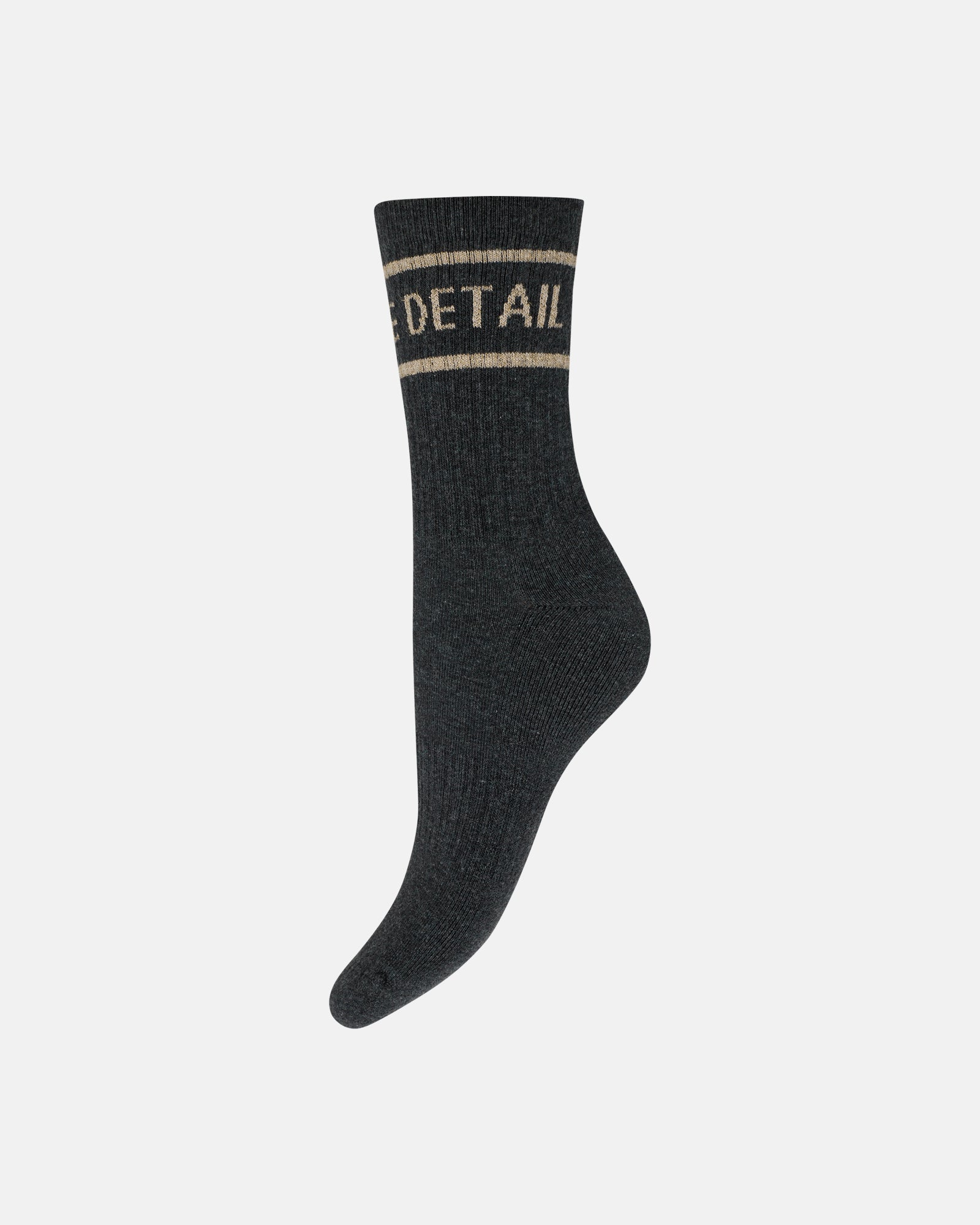 Tennis sock 2-pk - Black/Grey