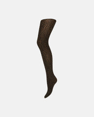 Tights leopard - Brun