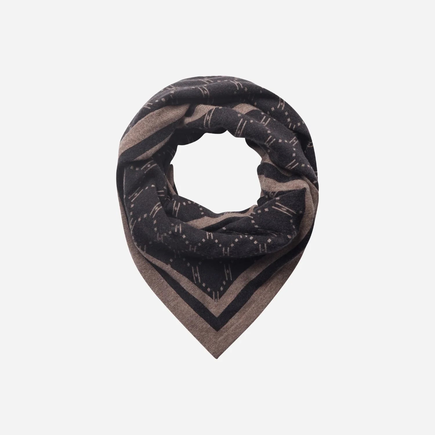 Triangle Scarf - Brown