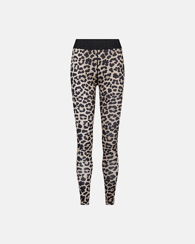 Legging W. Leopard Print - Multicolour