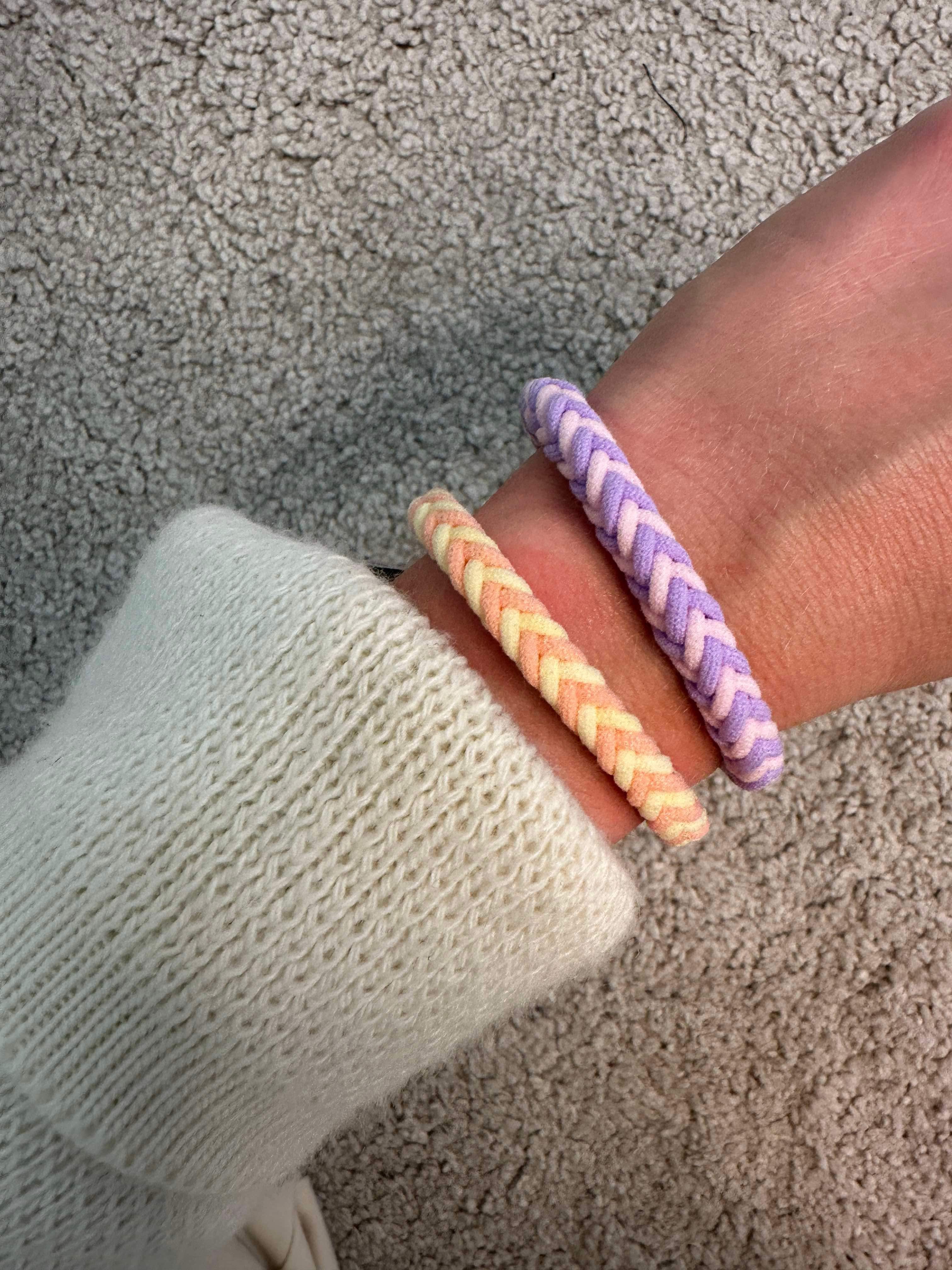 Hair tie pink/purple 2-pack