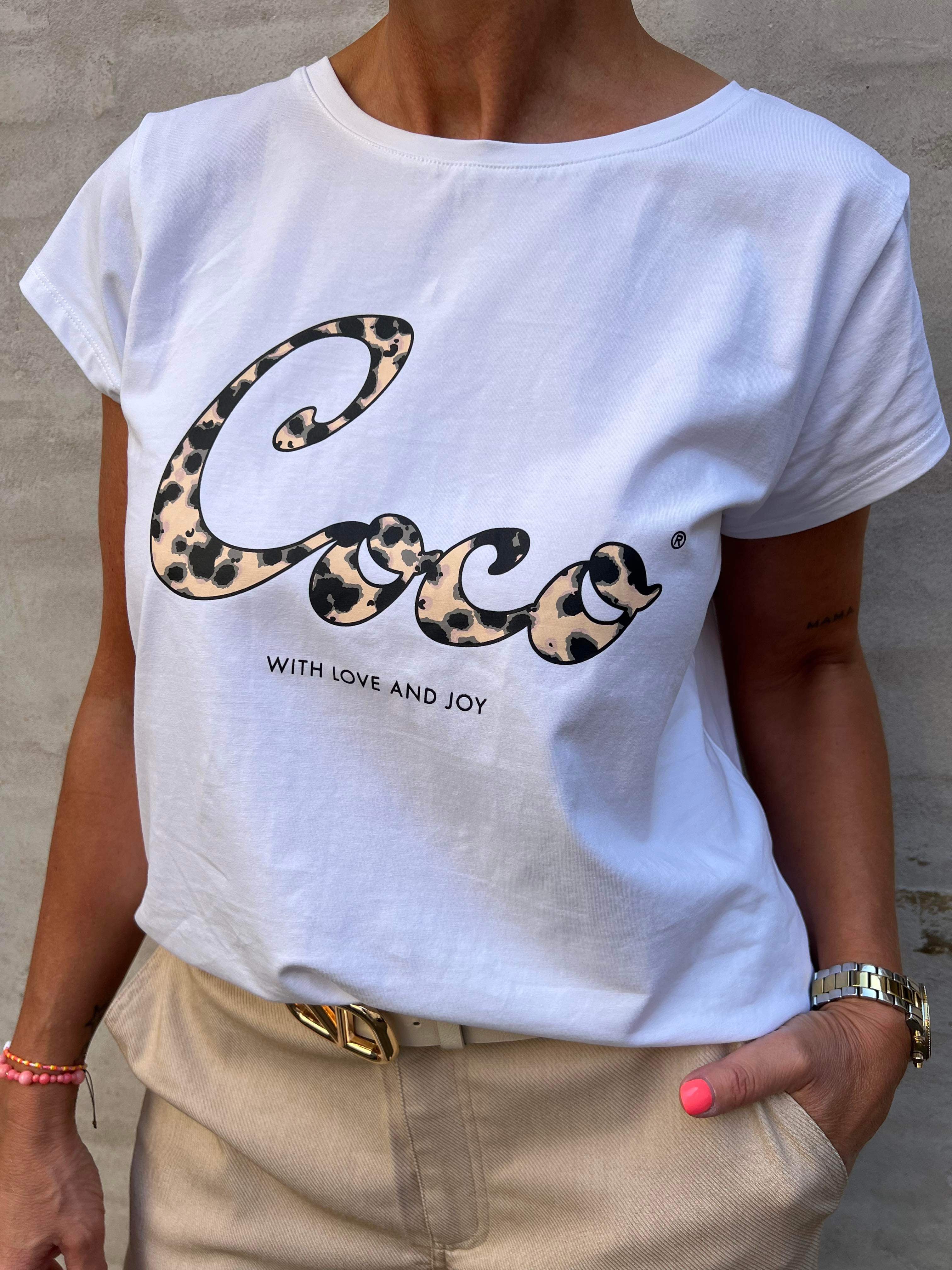 LeoCC Coco tee white