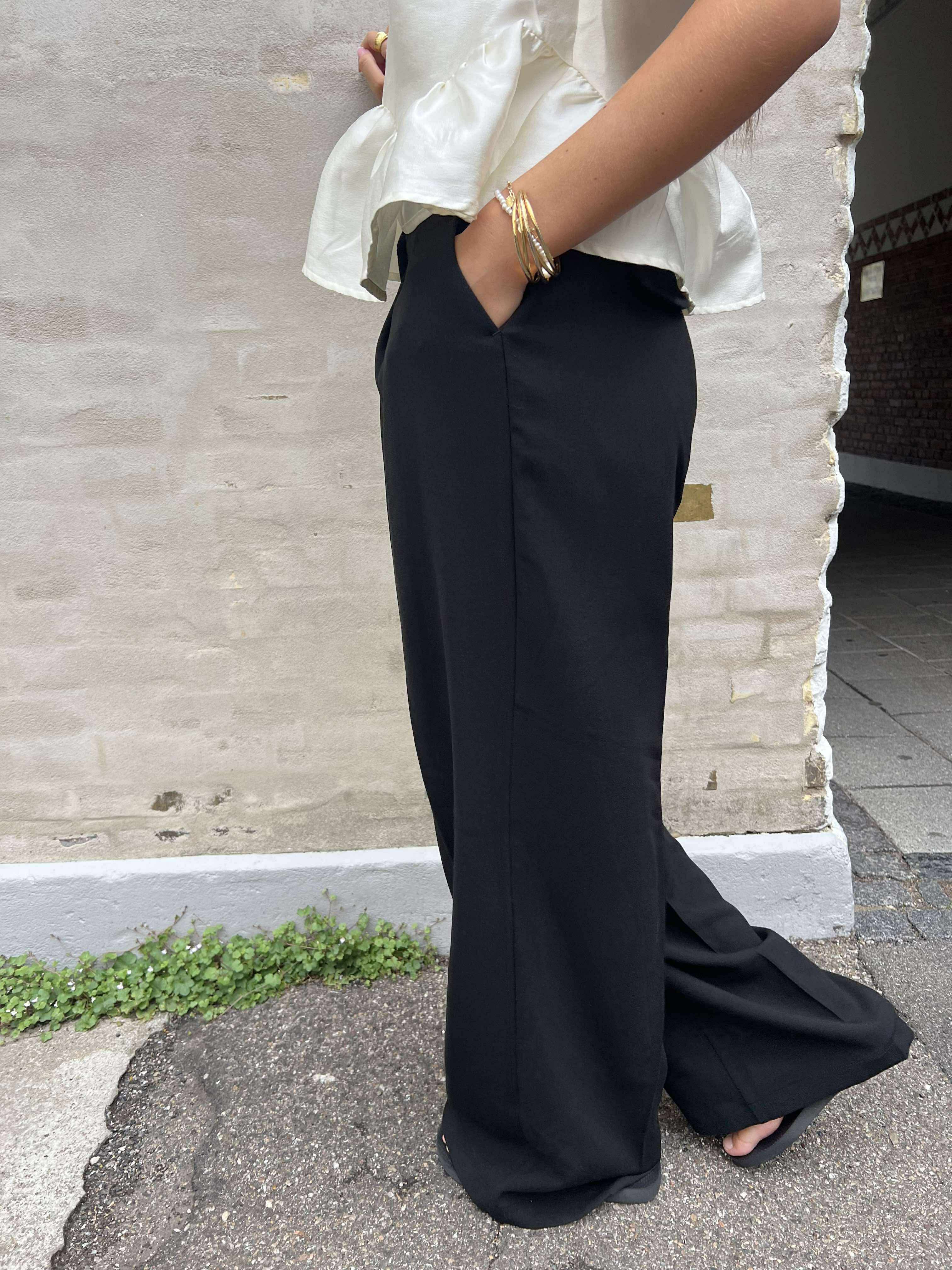 Ivy wide pant - Black