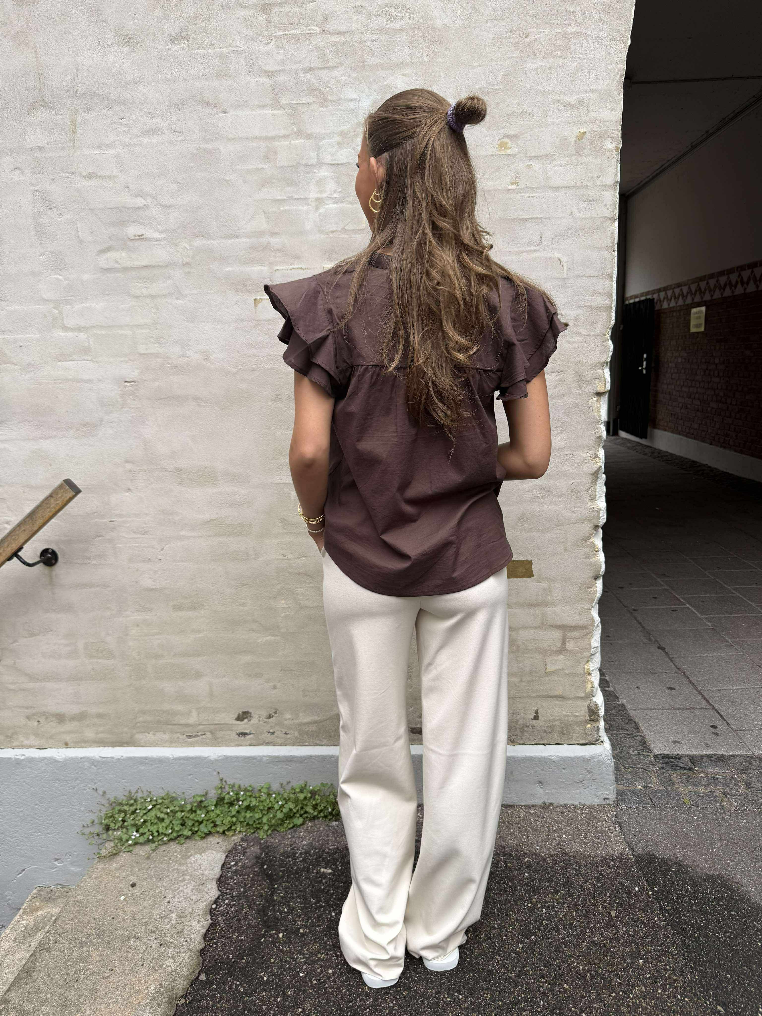 Christel Solid Top - Brown