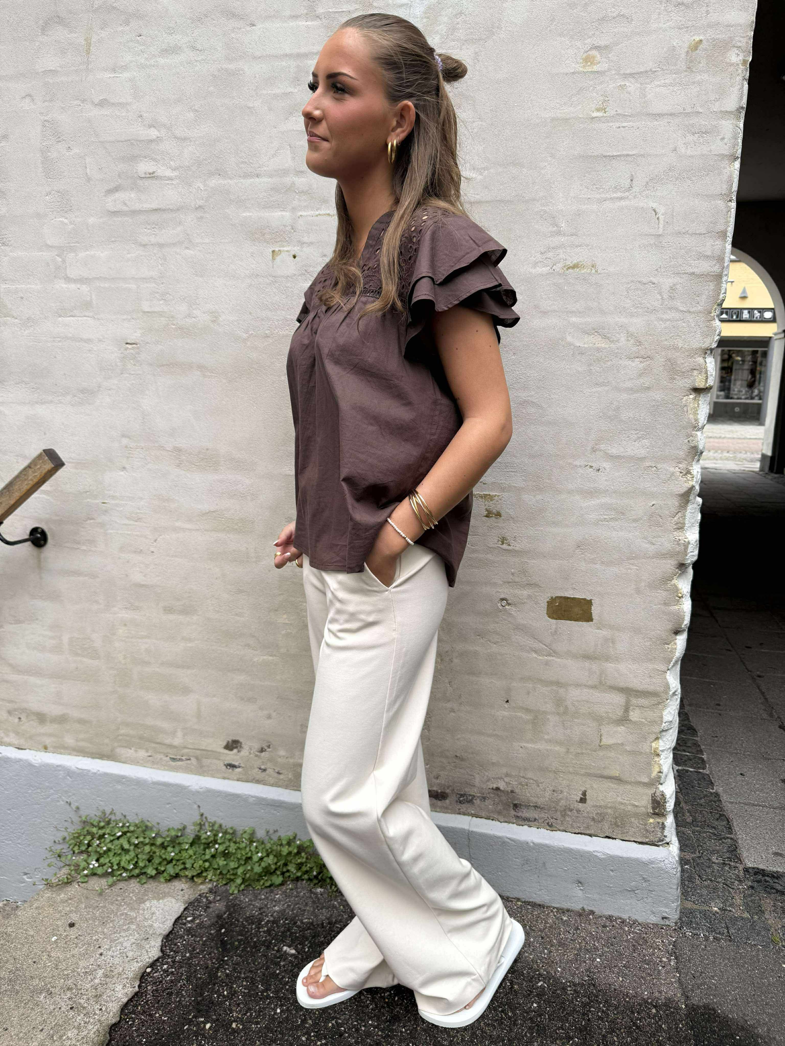 Christel Solid Top - Brown