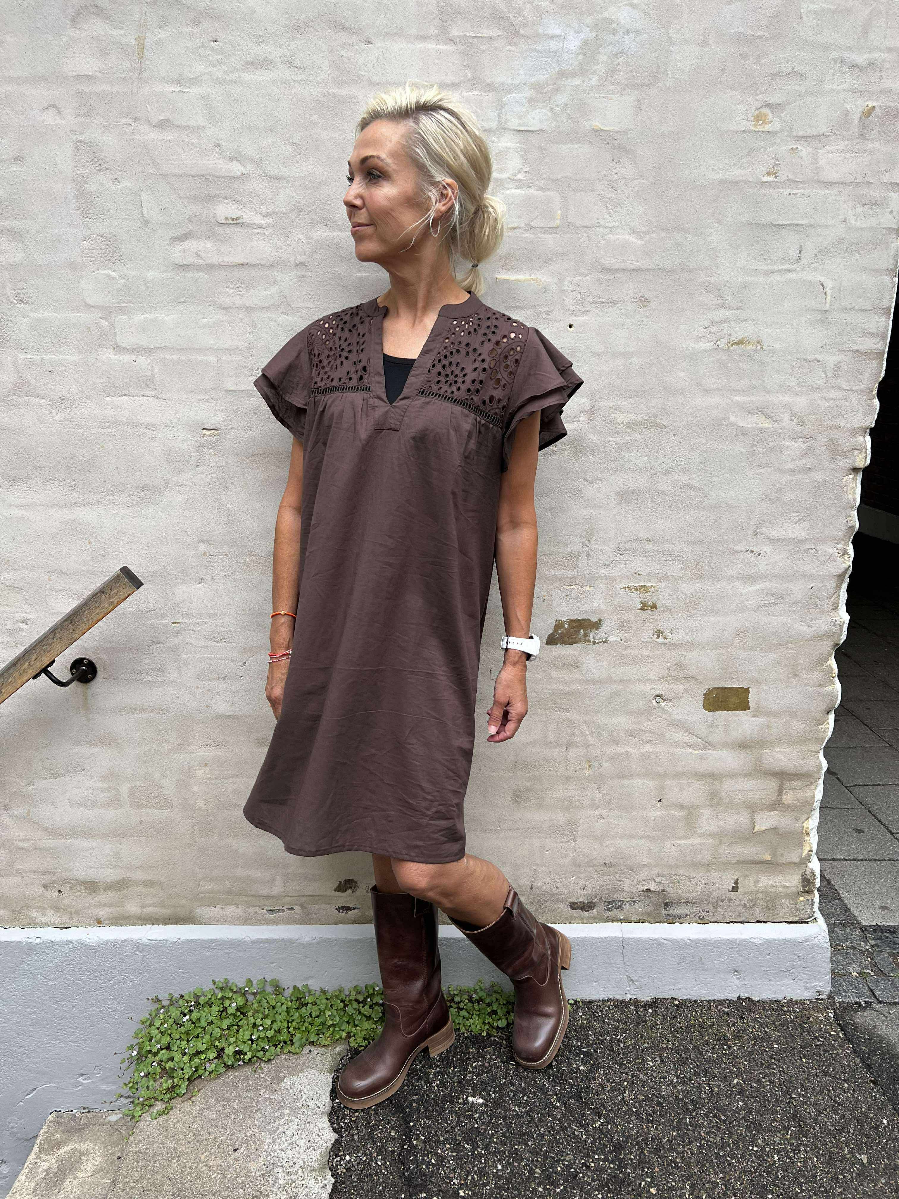Christel dress - Brown