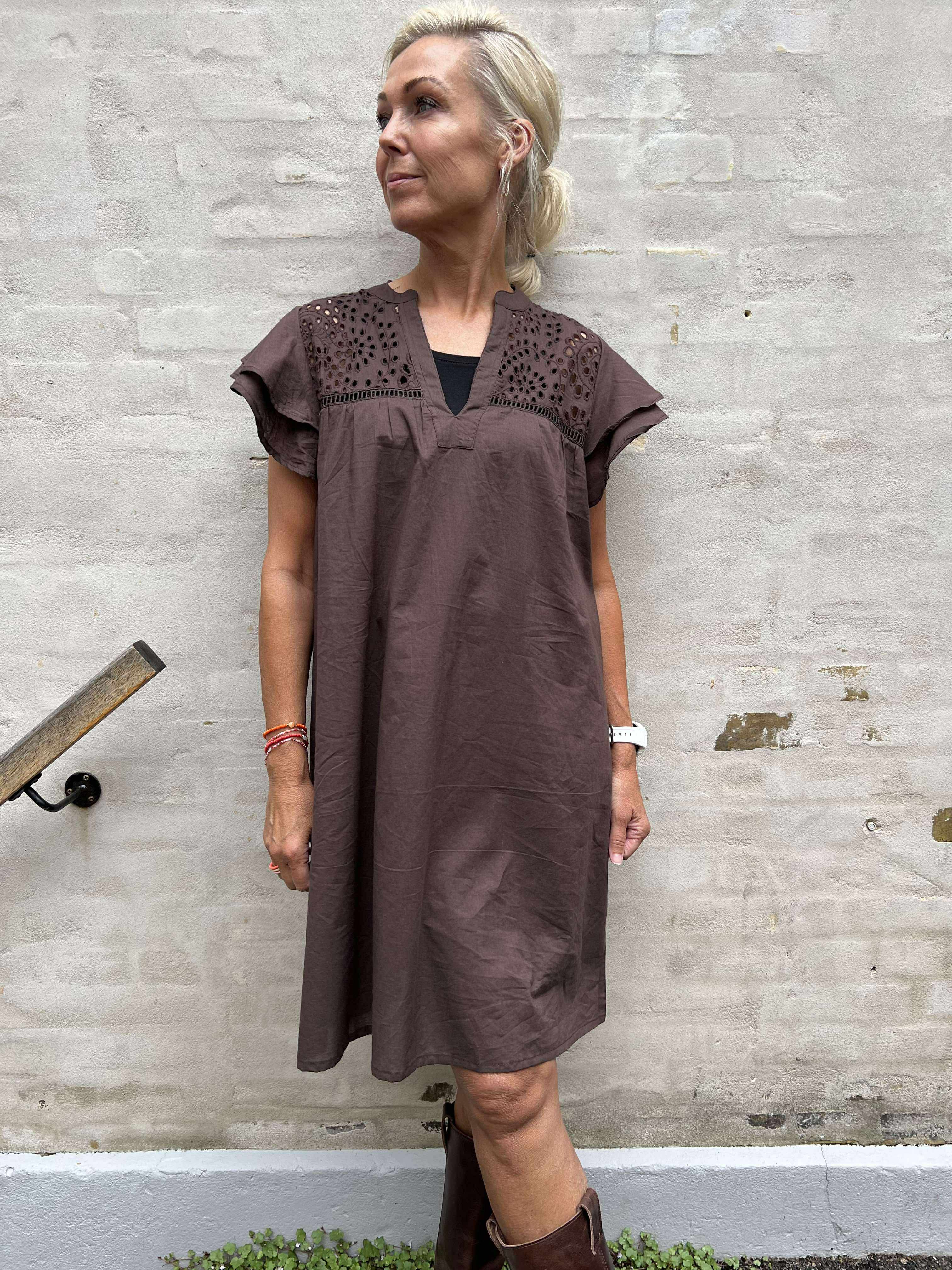 Christel dress - Brown