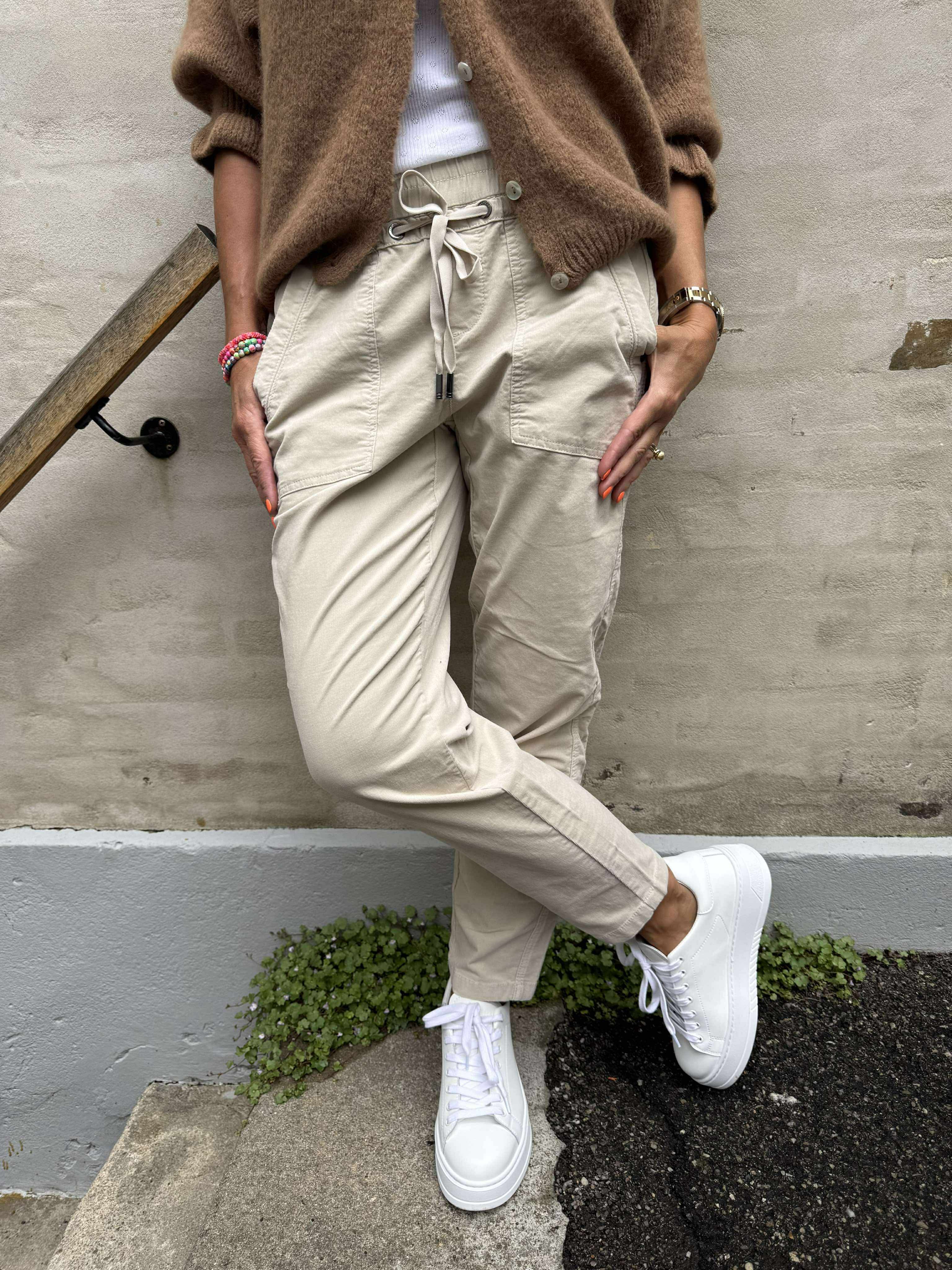 Bonny Corduro bukser - Malted Beige