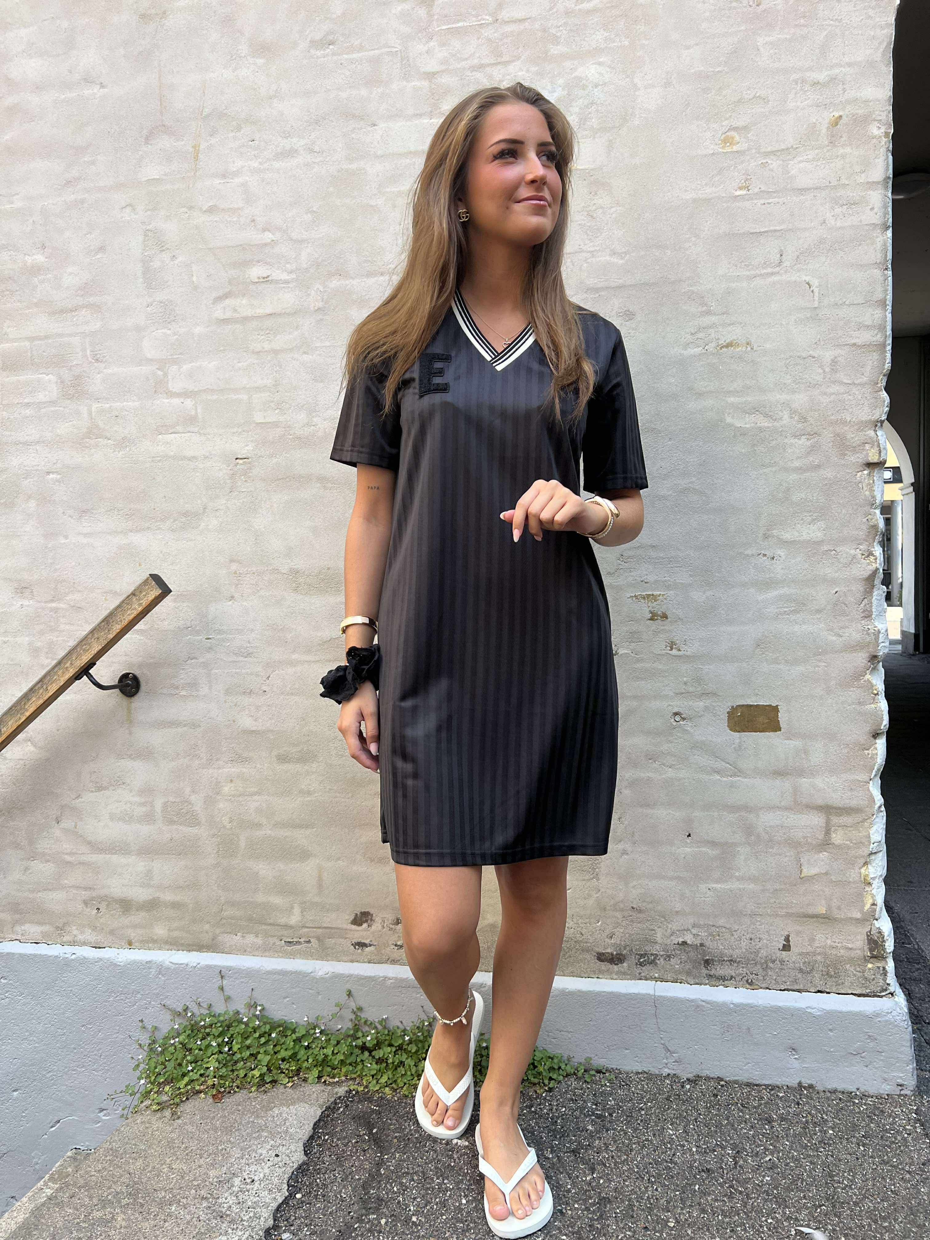 FELIA-SS.DRESS - Black Simili
