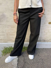 Lisa WIDE pant - Black/Grey
