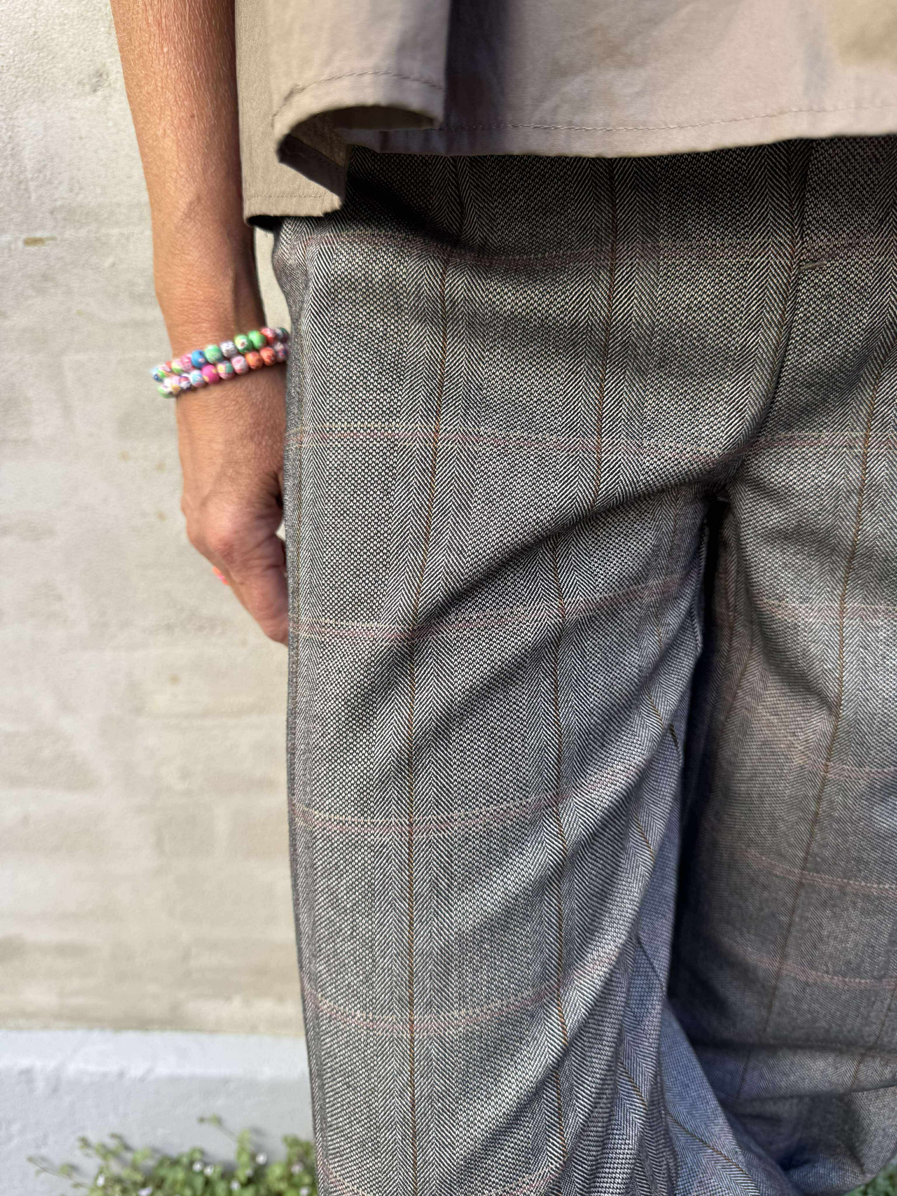 Lisa WIDE pant - Black/Humus