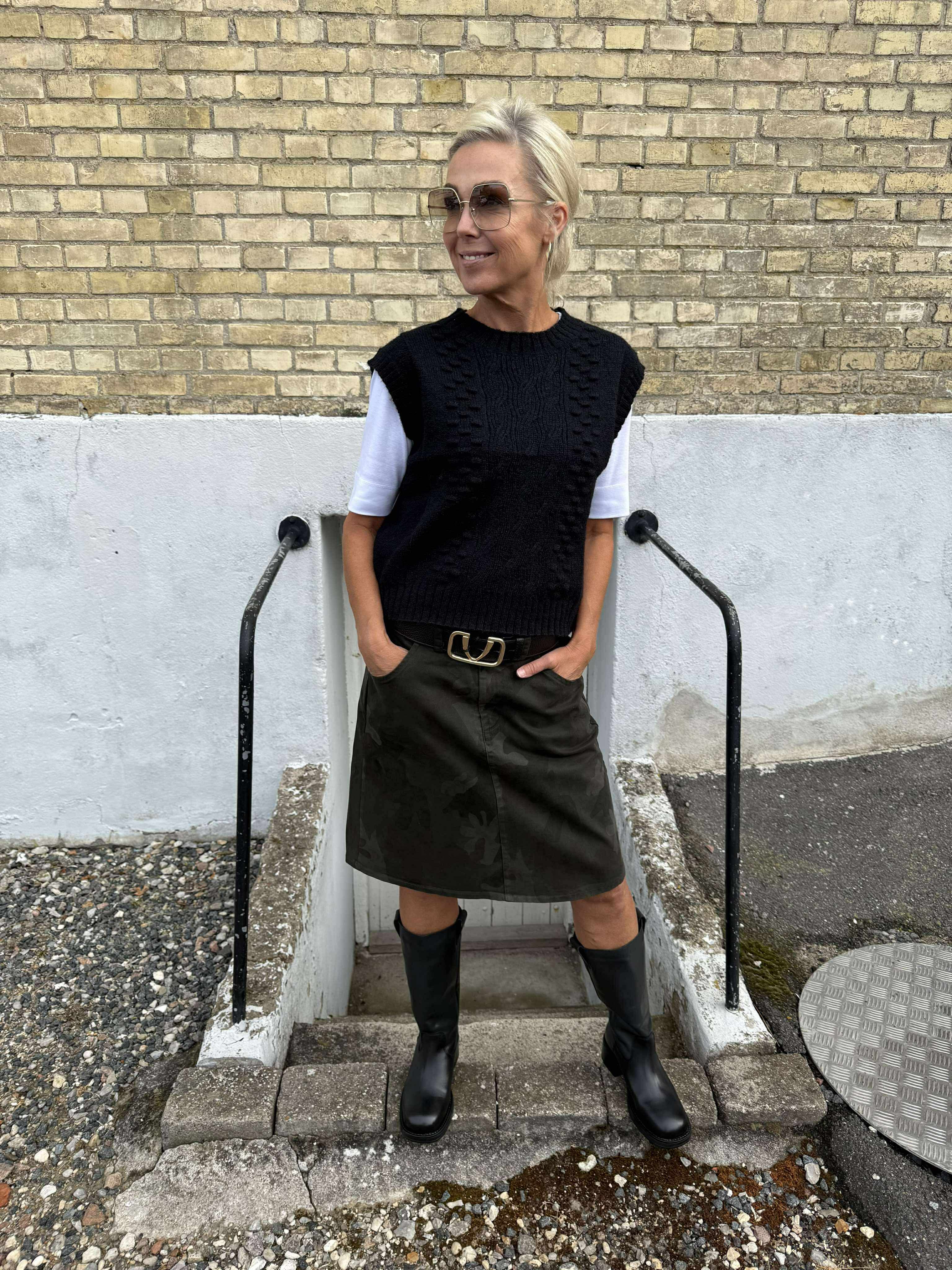 SIGRID LIFE S/L VEST - Black