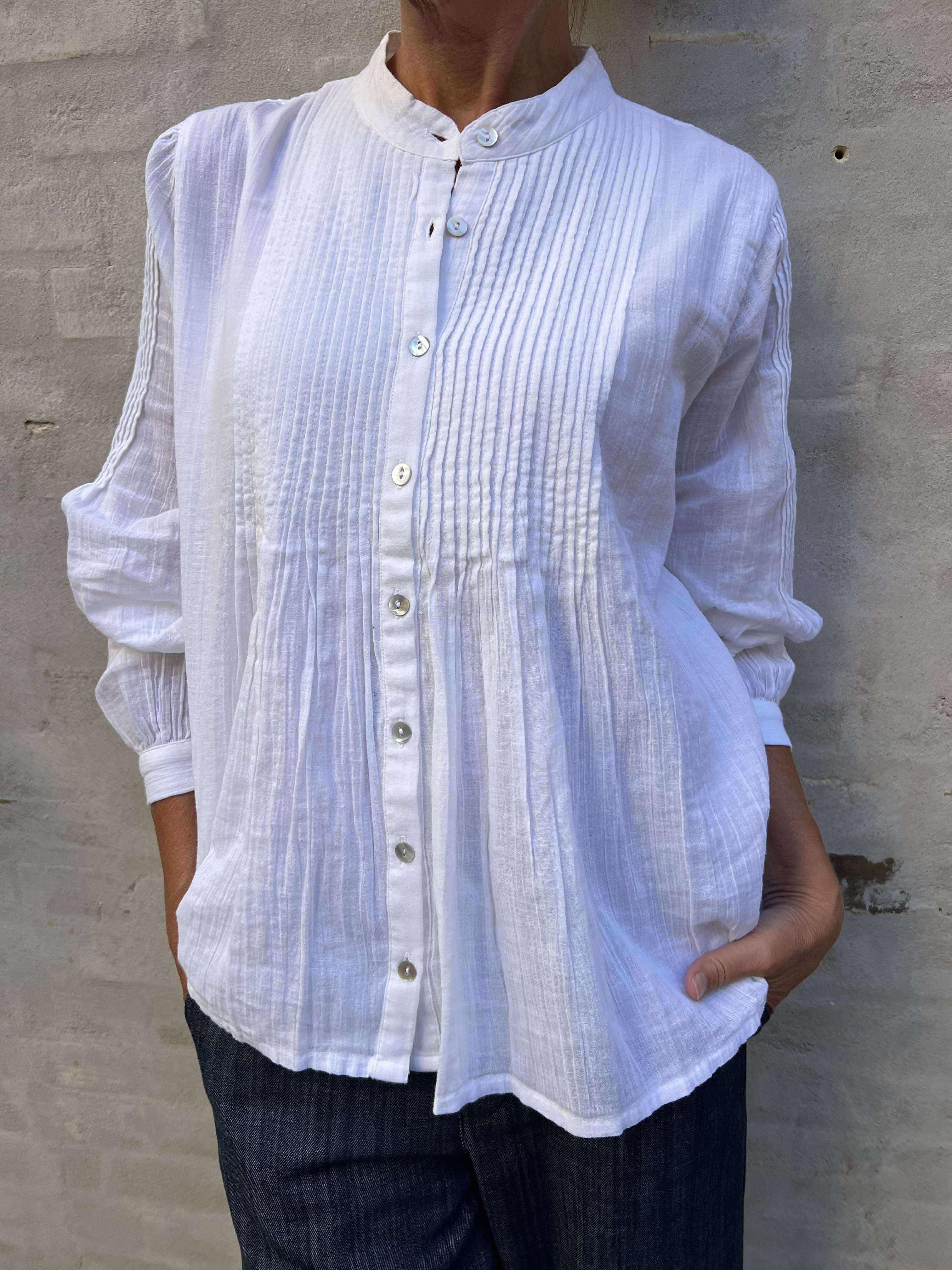 Paula shirt - Paper White