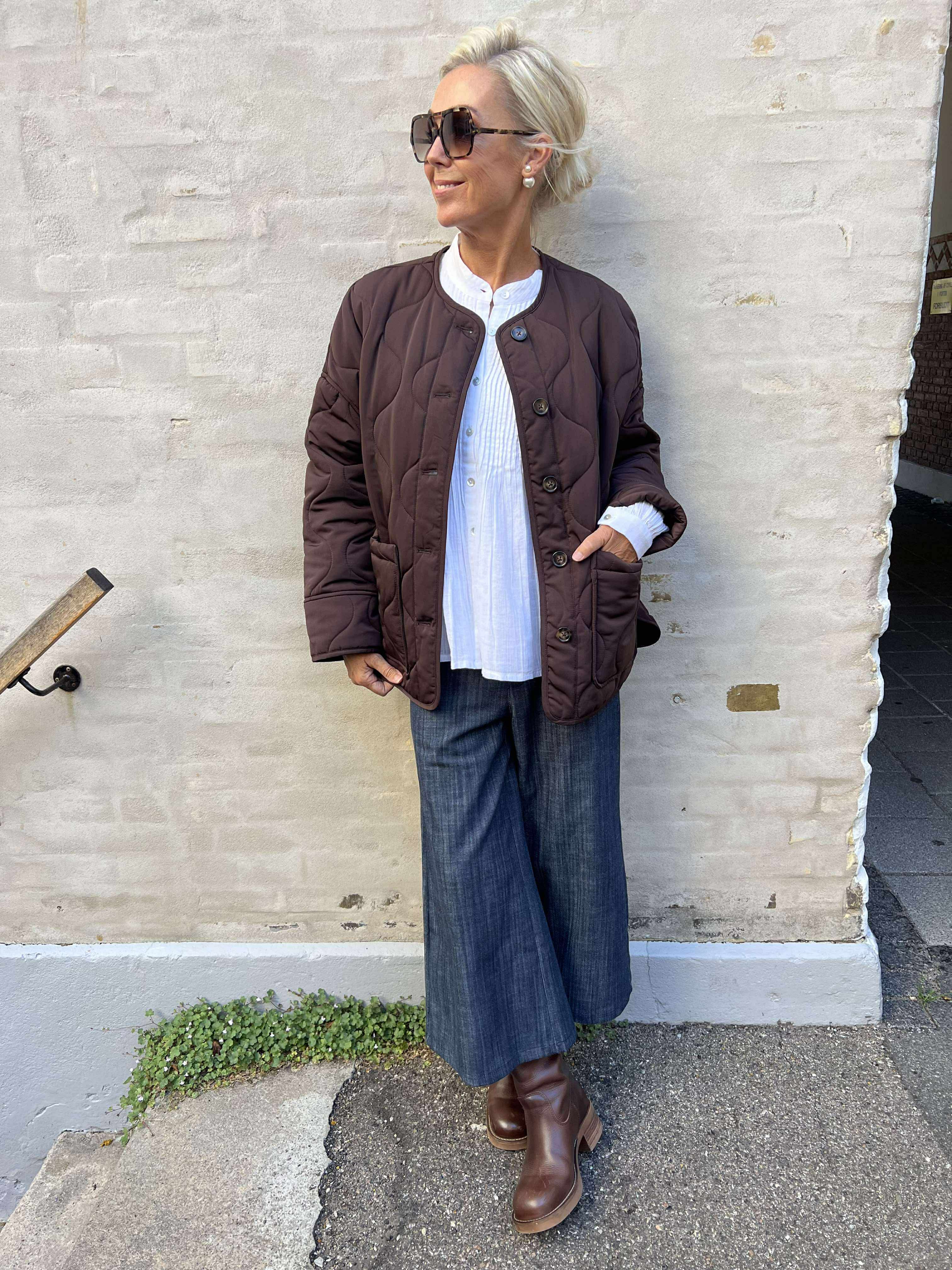 ALLIE QUILTED JACKET - Java