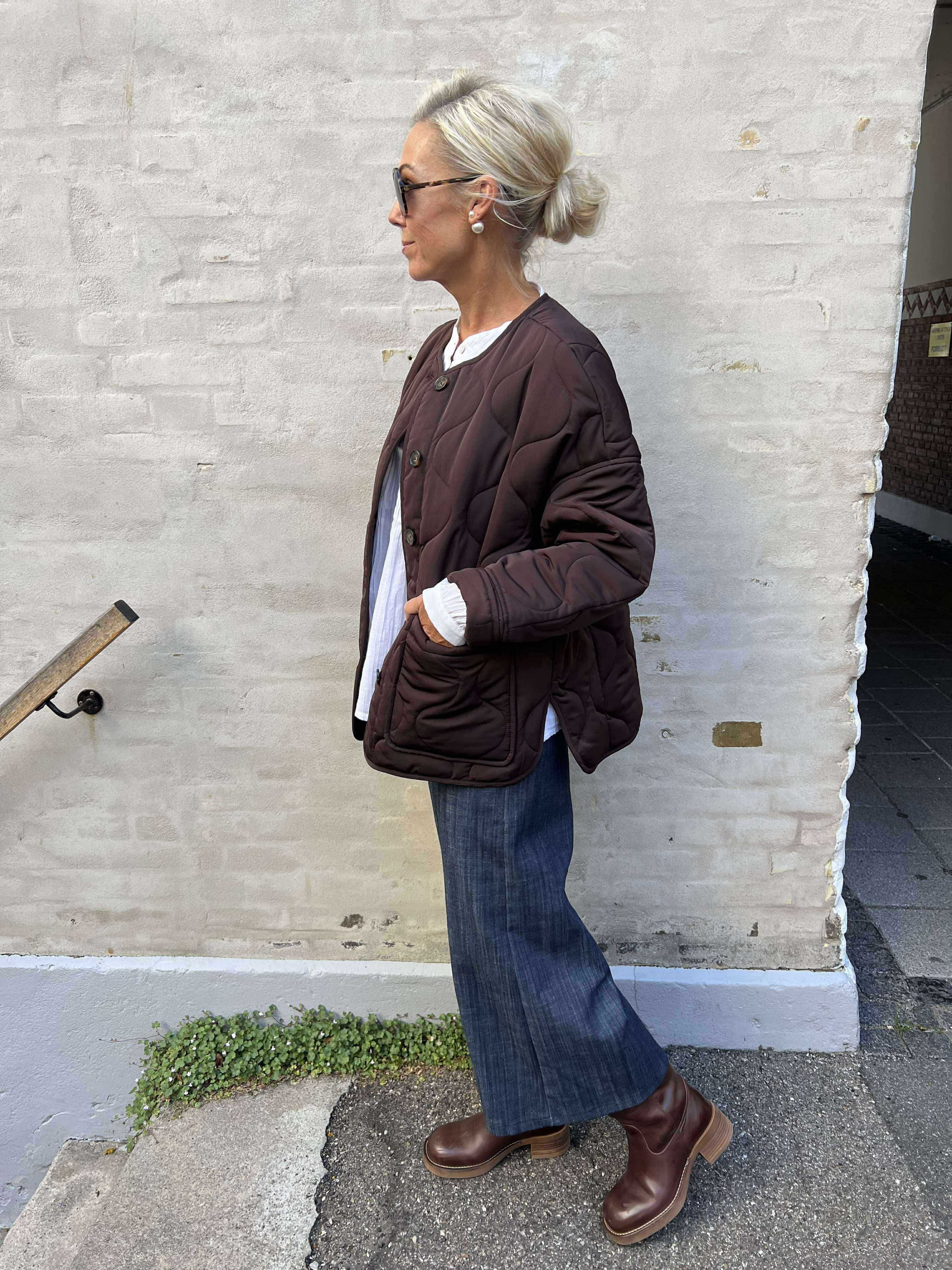 ALLIE QUILTED JACKET - Java