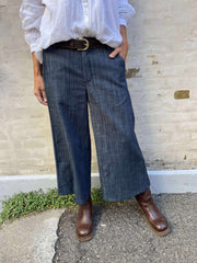 BOX culotte pant - Navy Denim