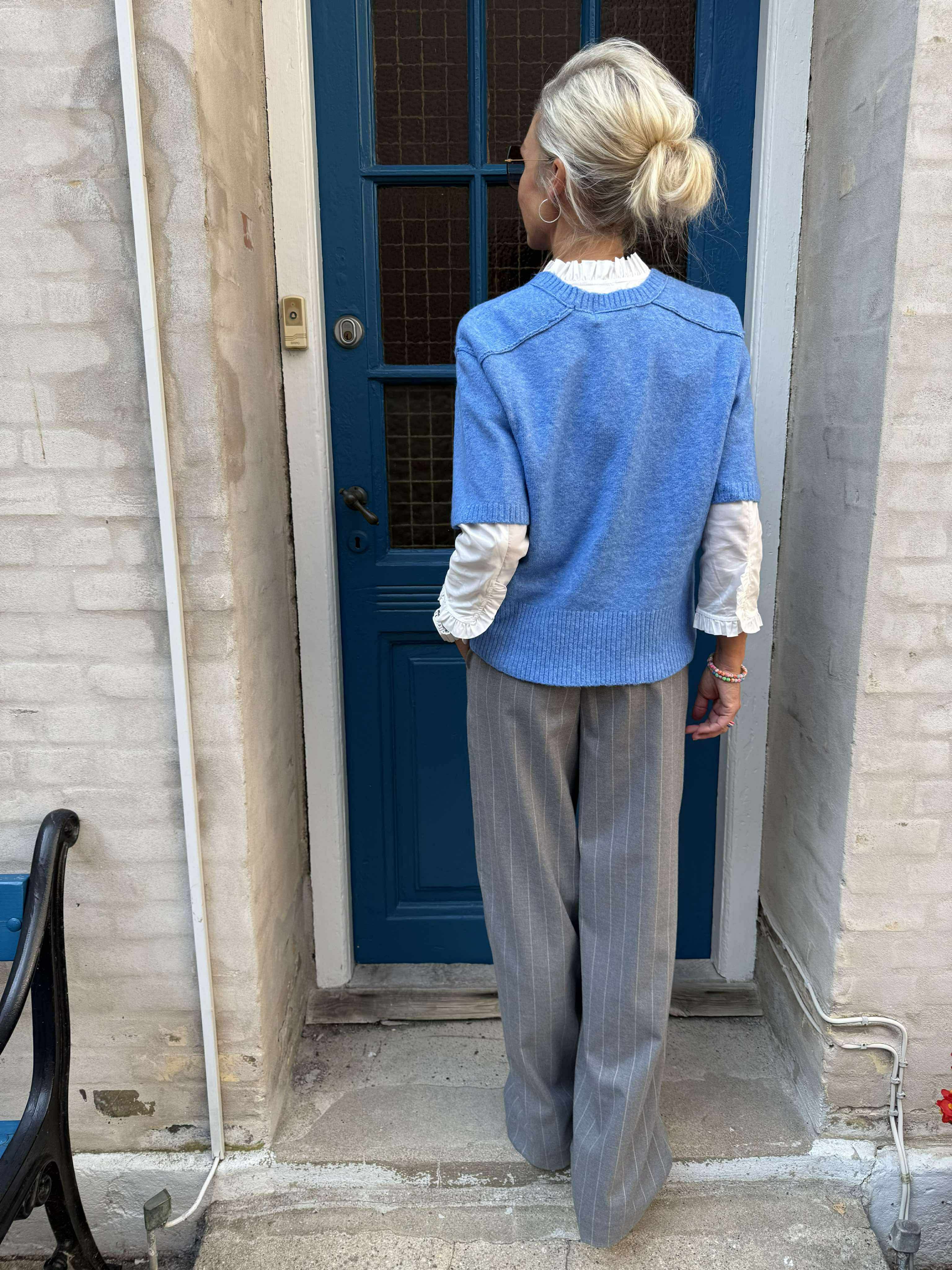 Calay SS Pullover - Victoria Blue Melange