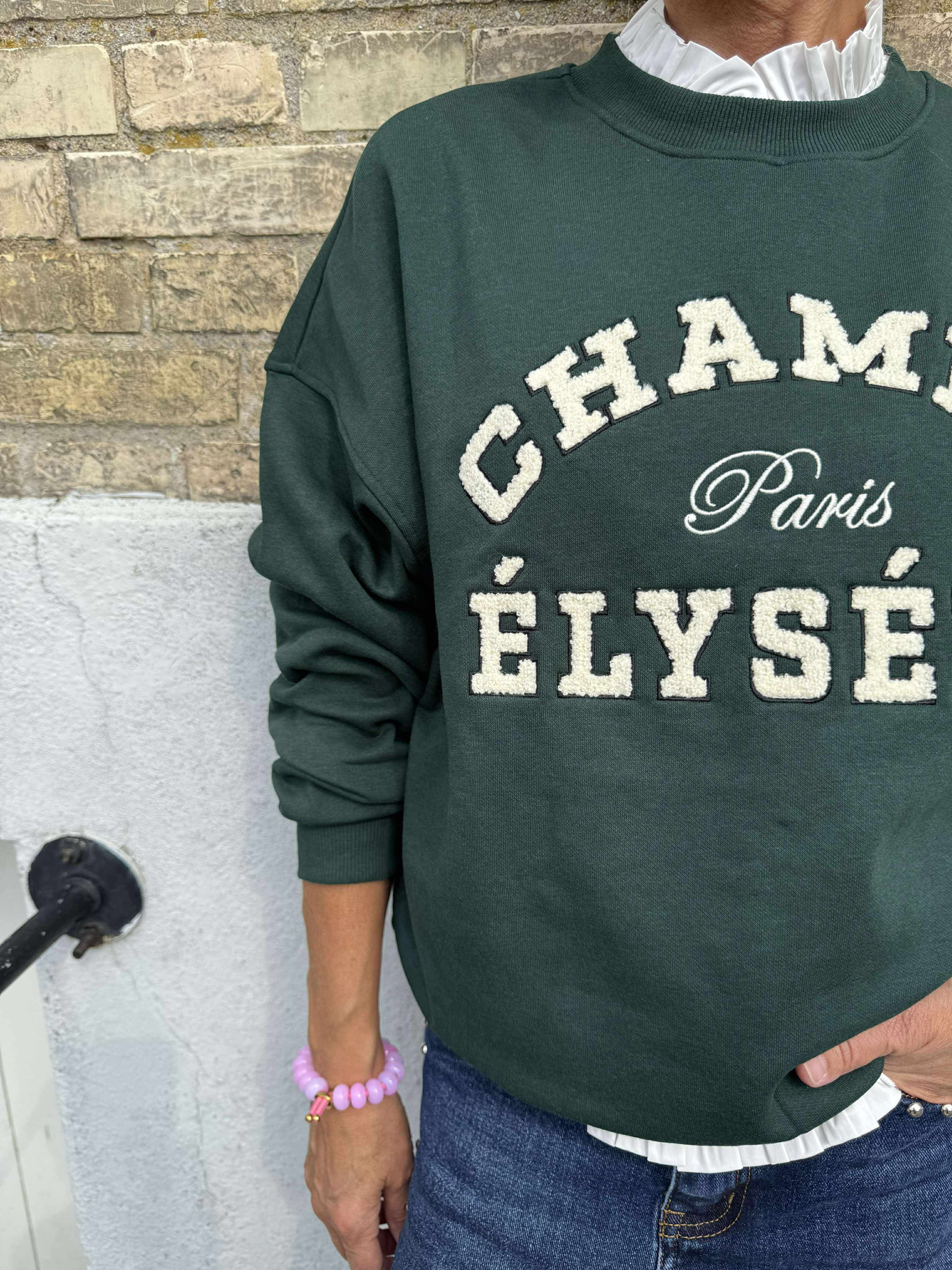 MESA O-NECK EMB SWEAT - Pine Grove CHAMPS EMB
