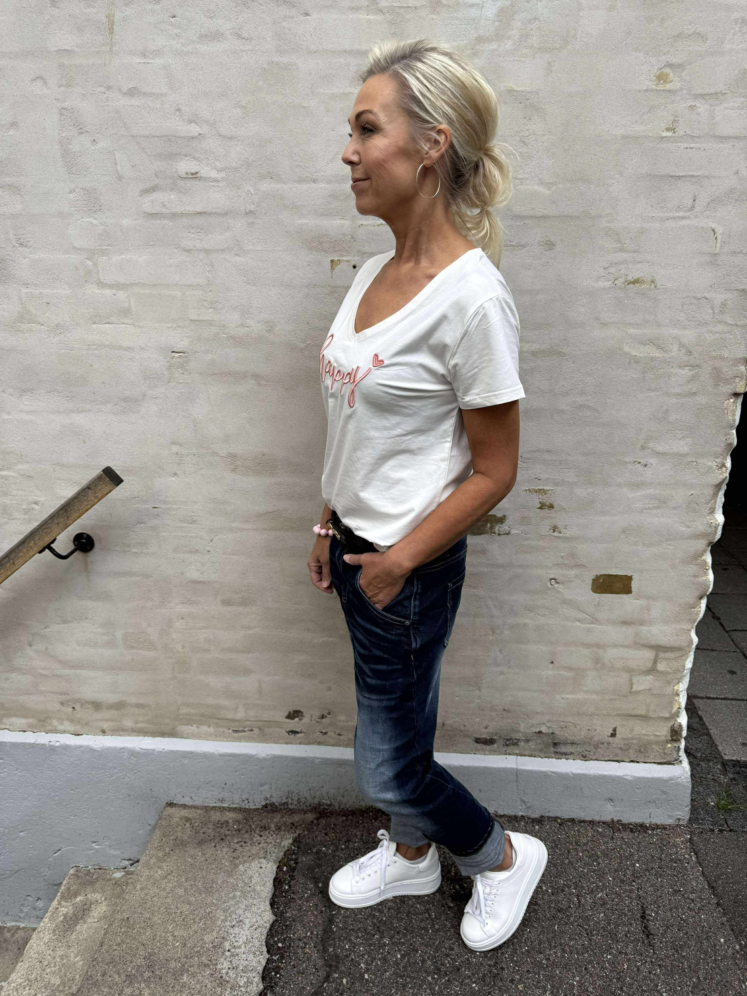 Happy T-shirt - Rosa