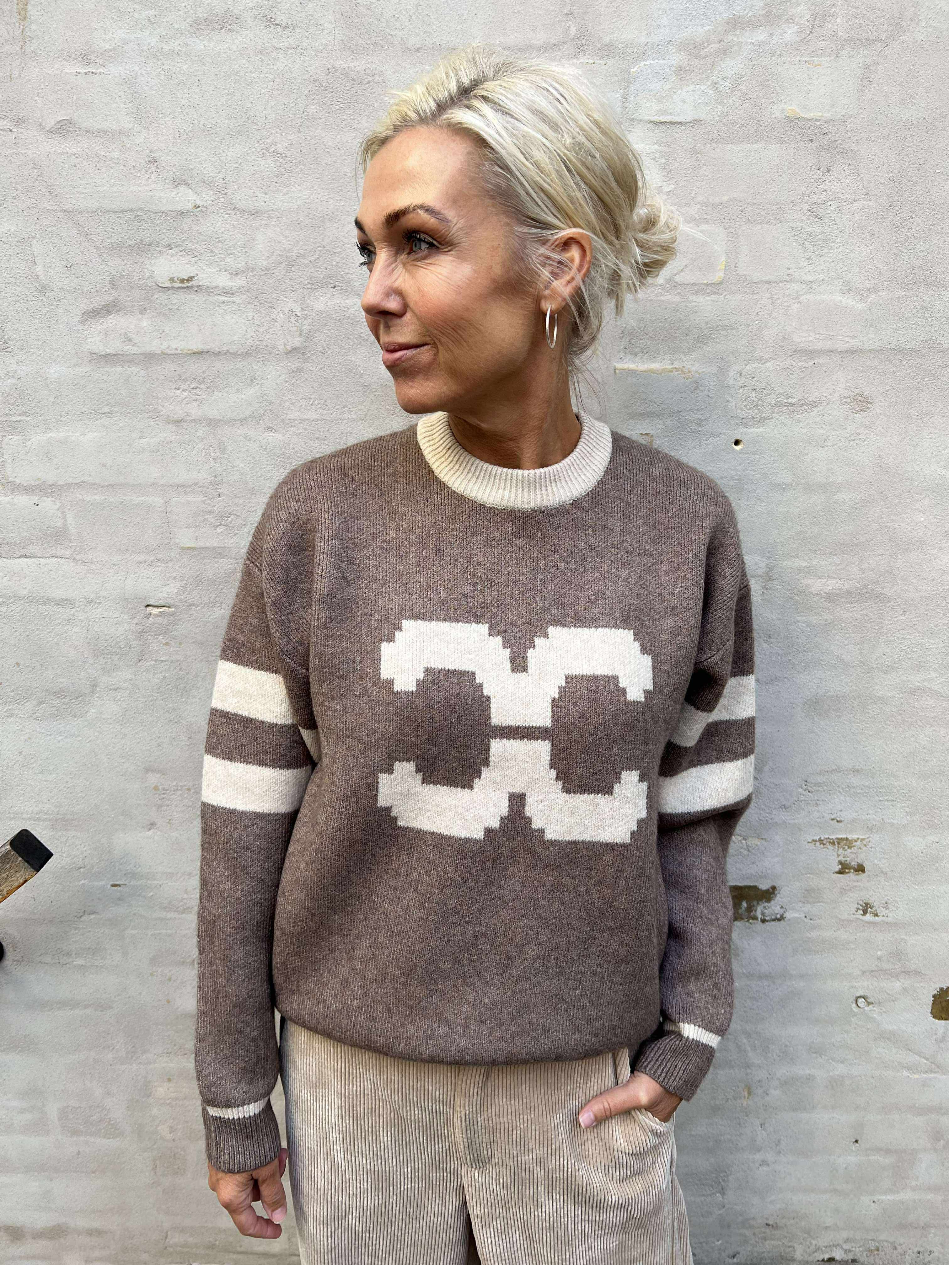 RowCC Coco Logo Knit - Walnut