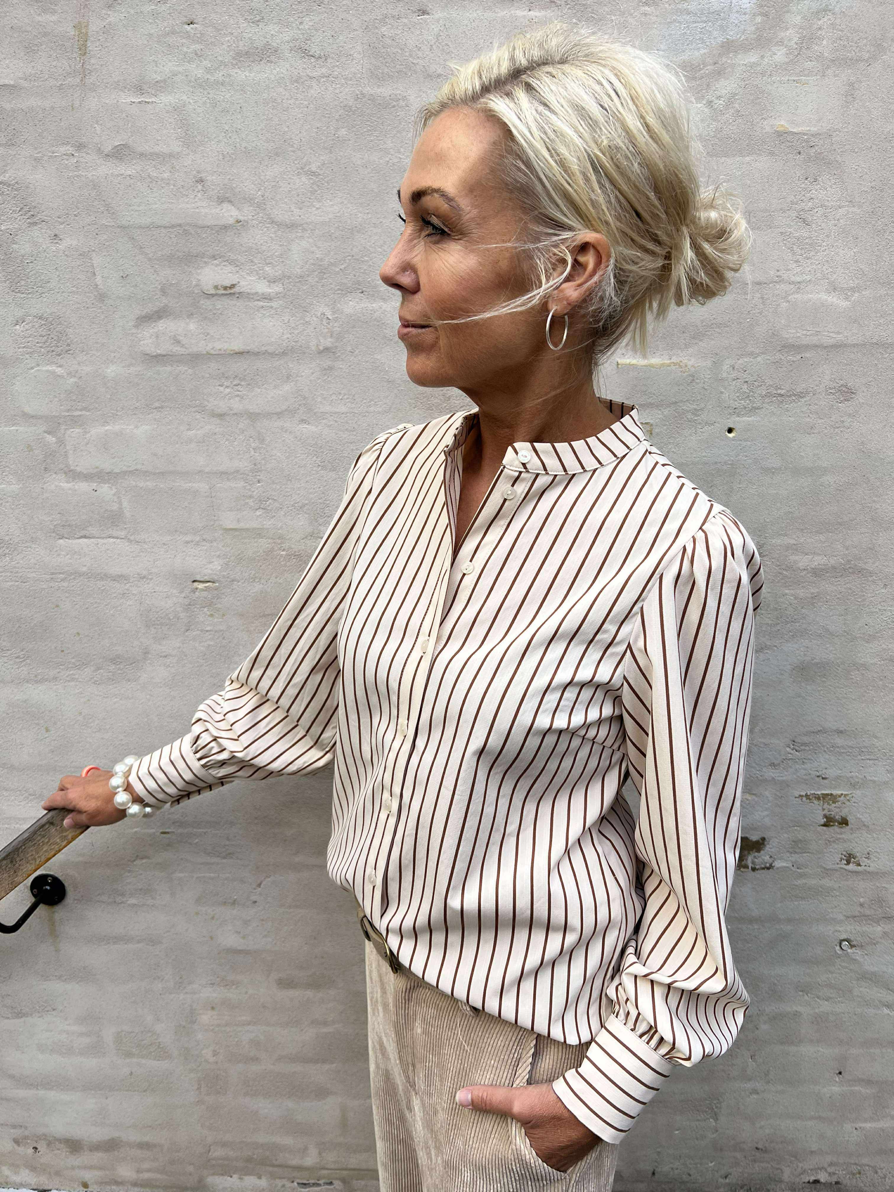 SorinCC Stripe Shirt - Bone