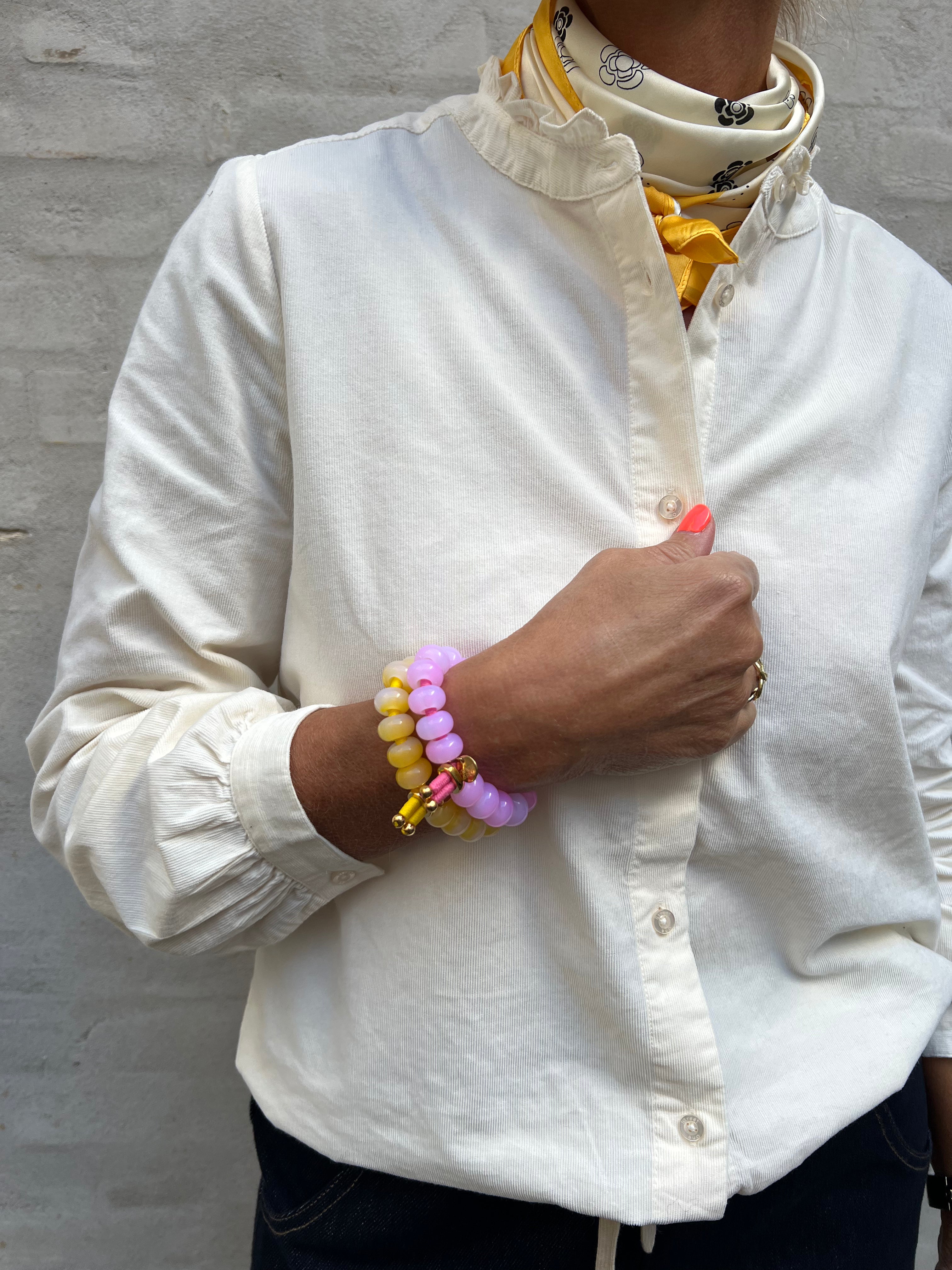 Blom Scarf - Gul