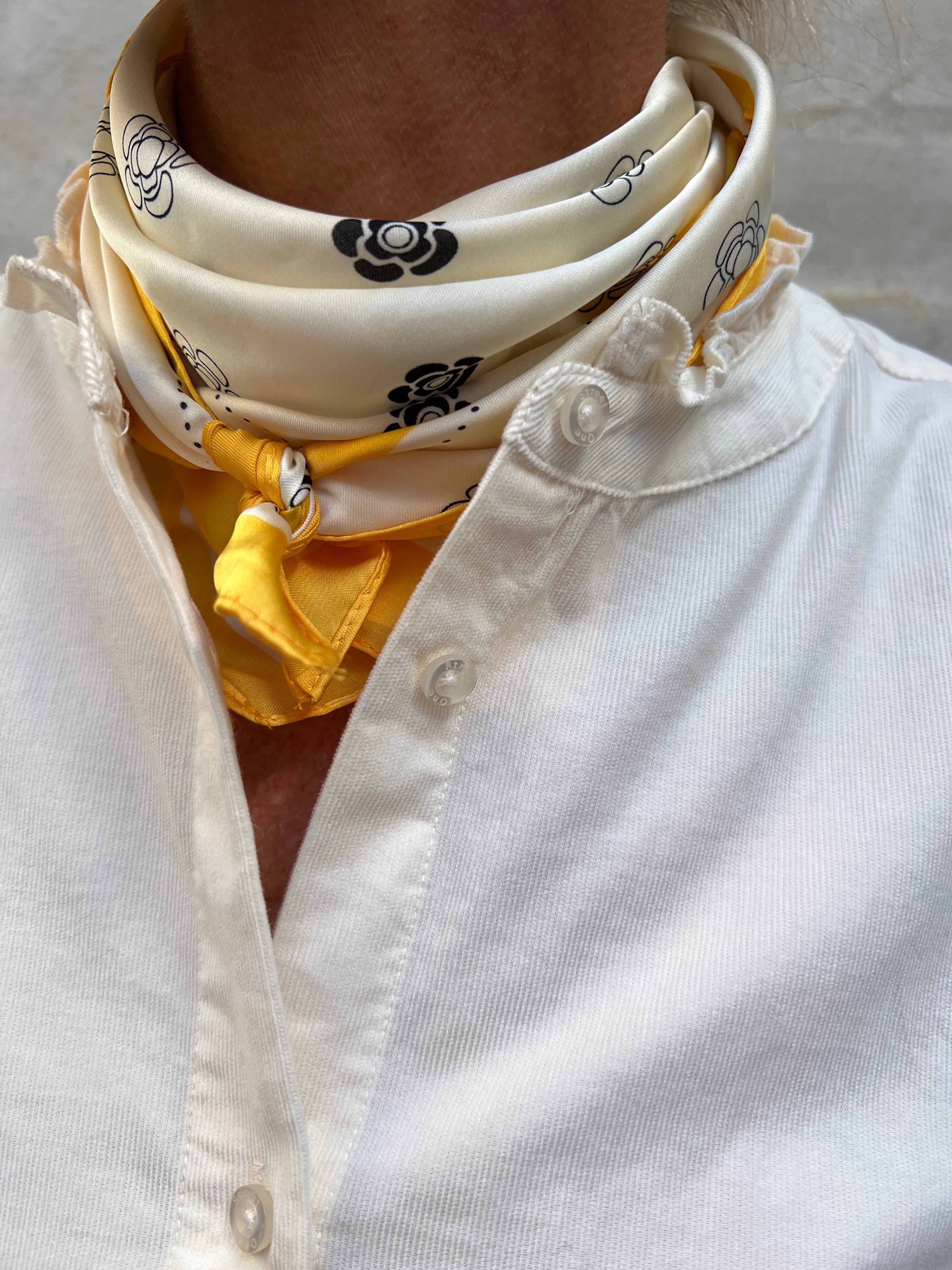 Blom Scarf - Gul
