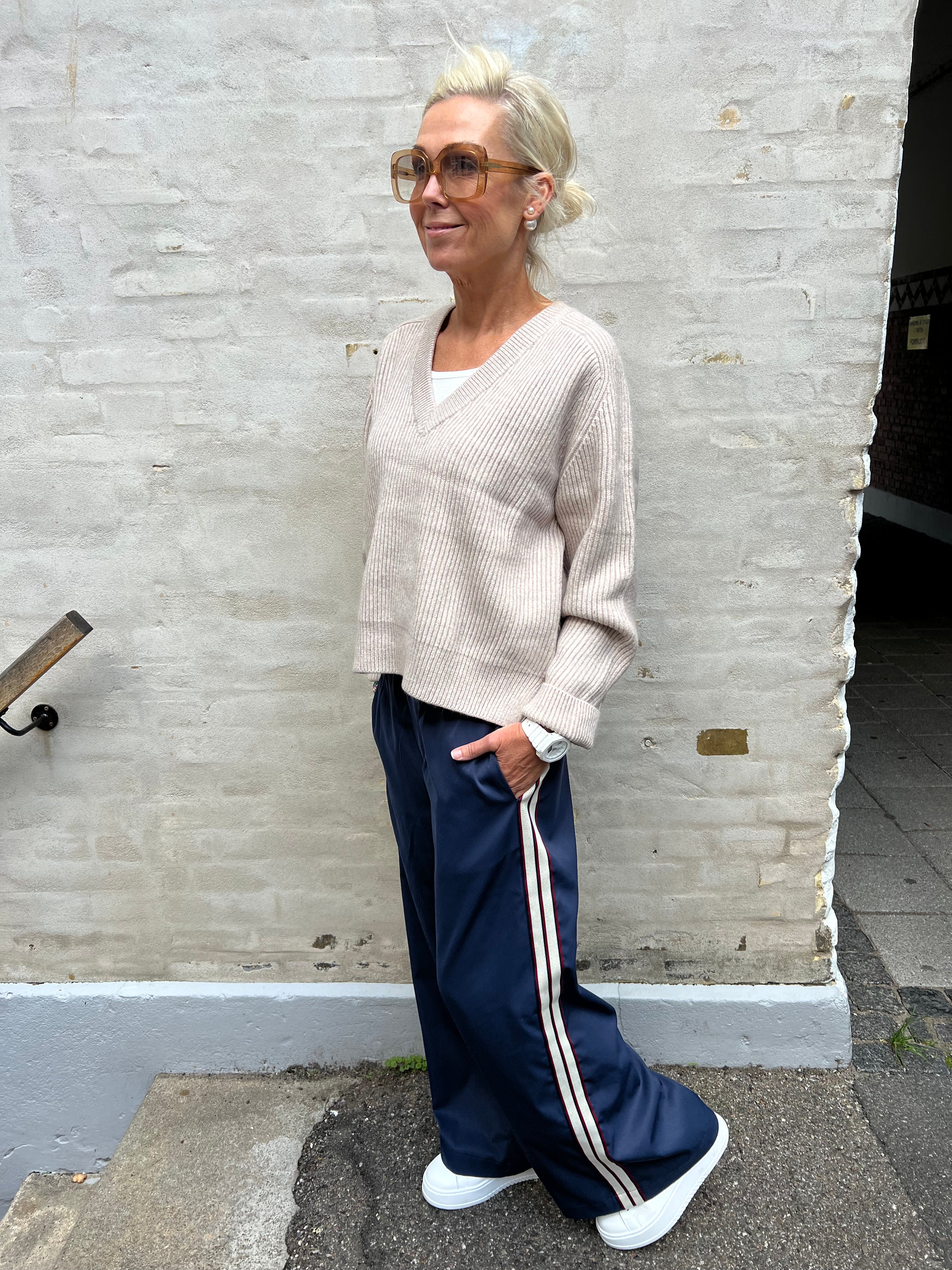 RowCC Rib V-Knit - Bone