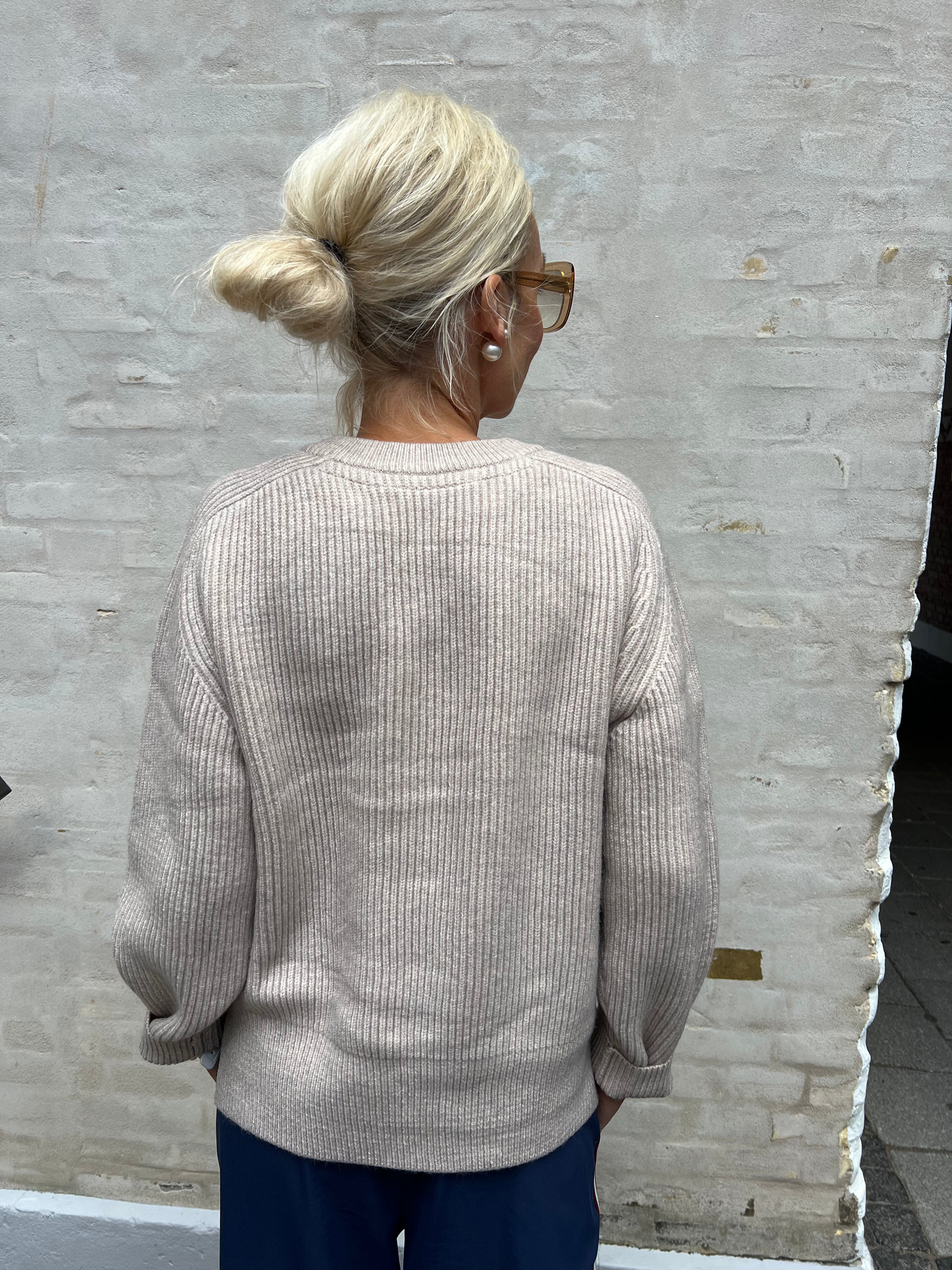RowCC Rib V-Knit - Bone