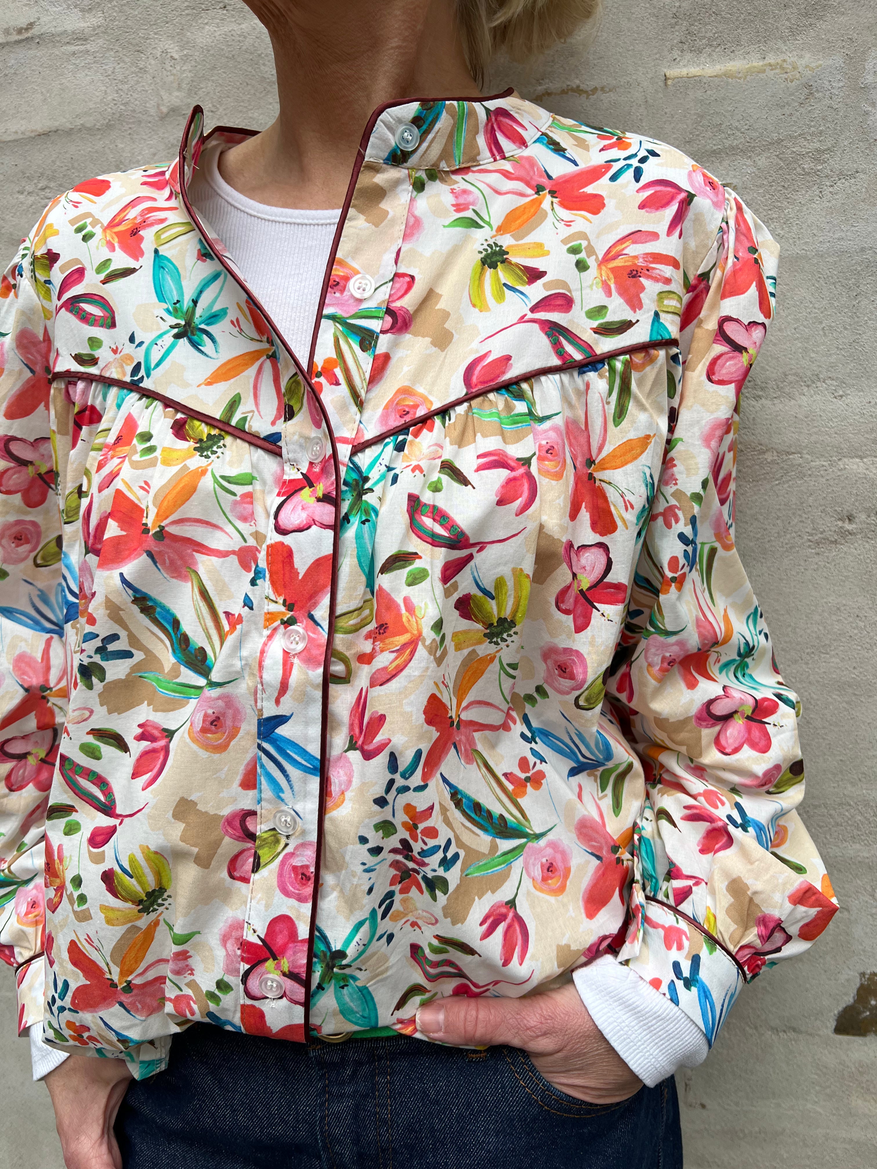 Alva flower shirt multi