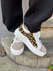 Court sneakers leopard