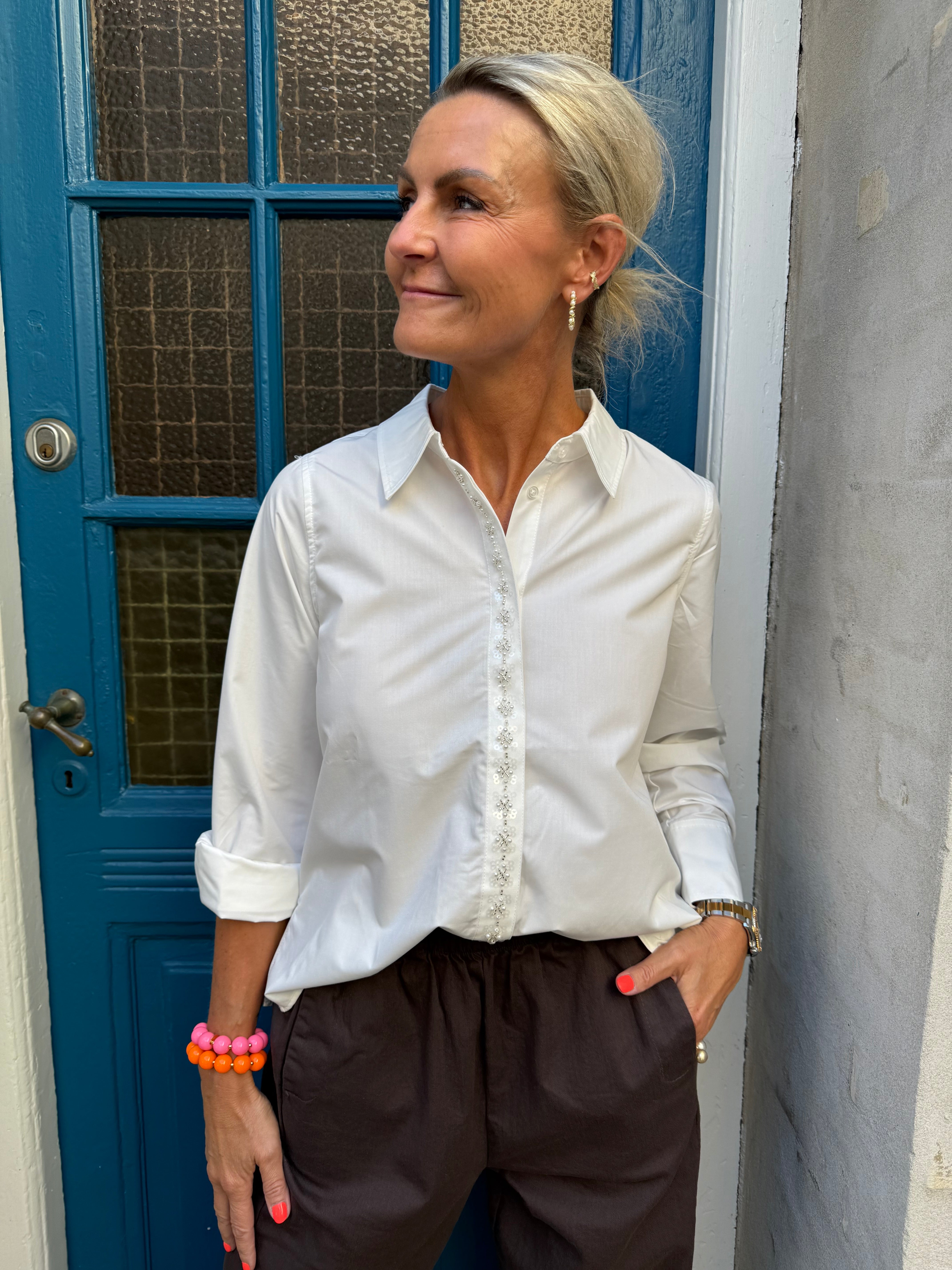 Krista Shirt - Spring Gardenia