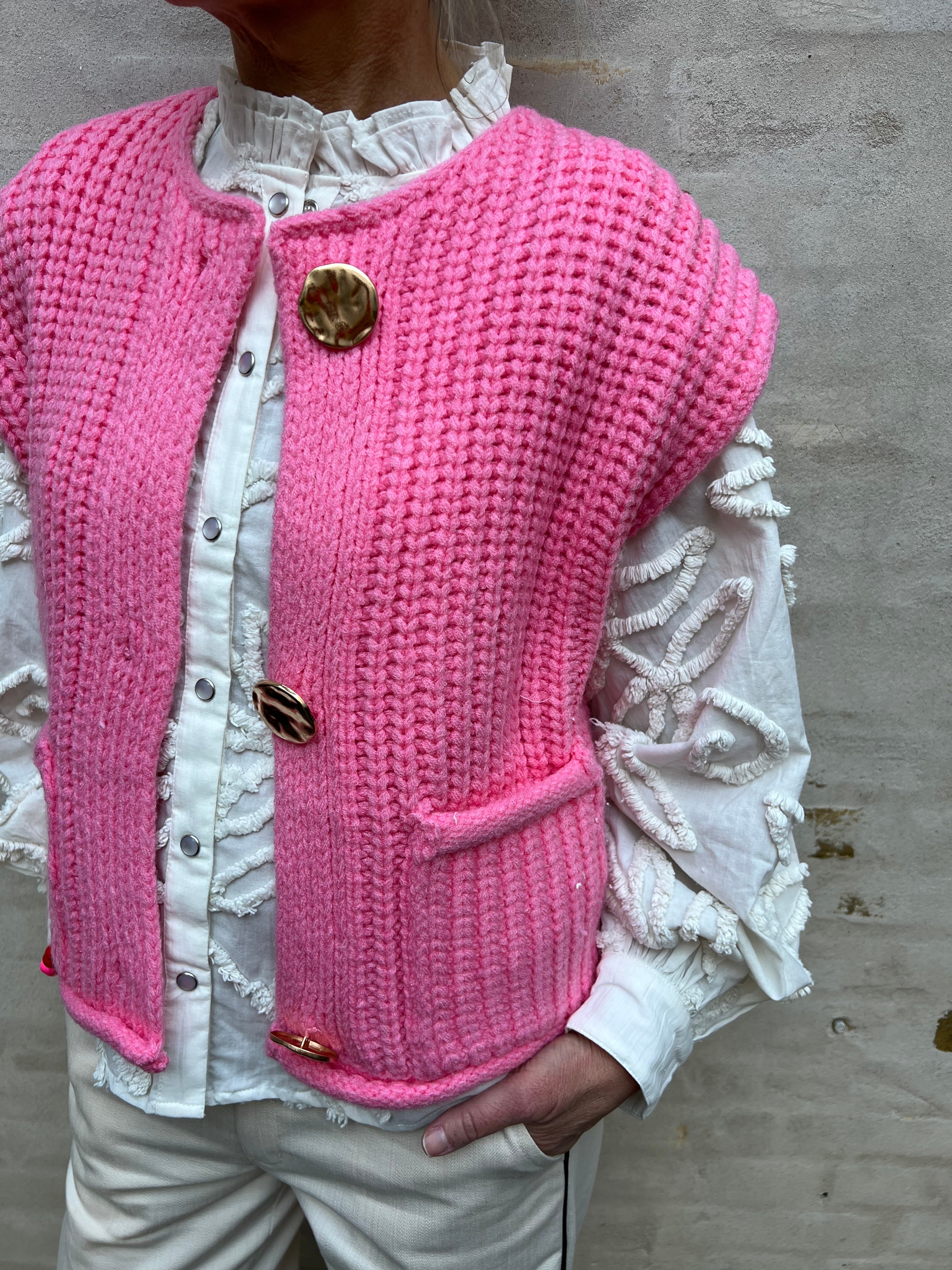 Gilet vest rosa