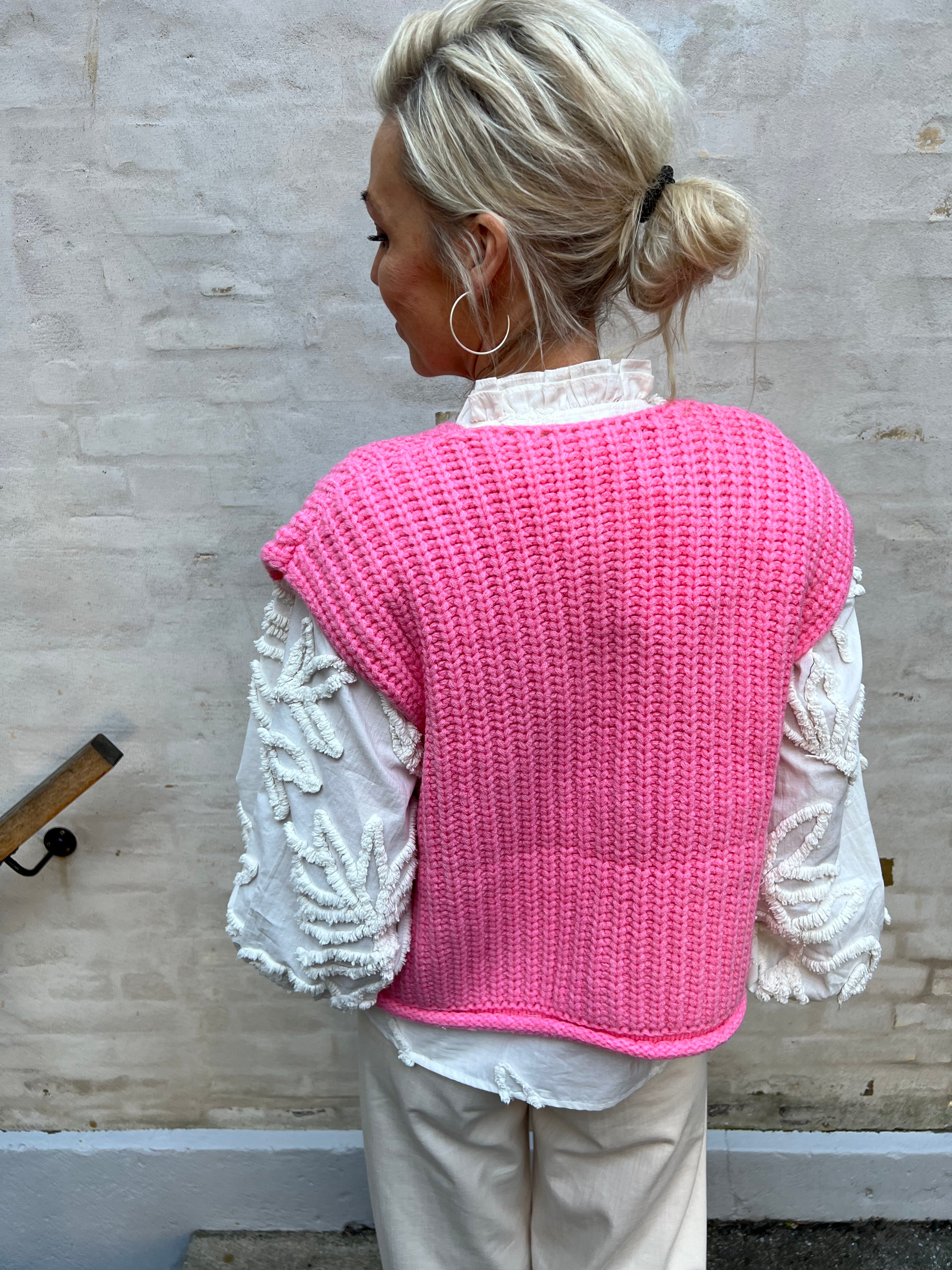 Gilet vest rosa