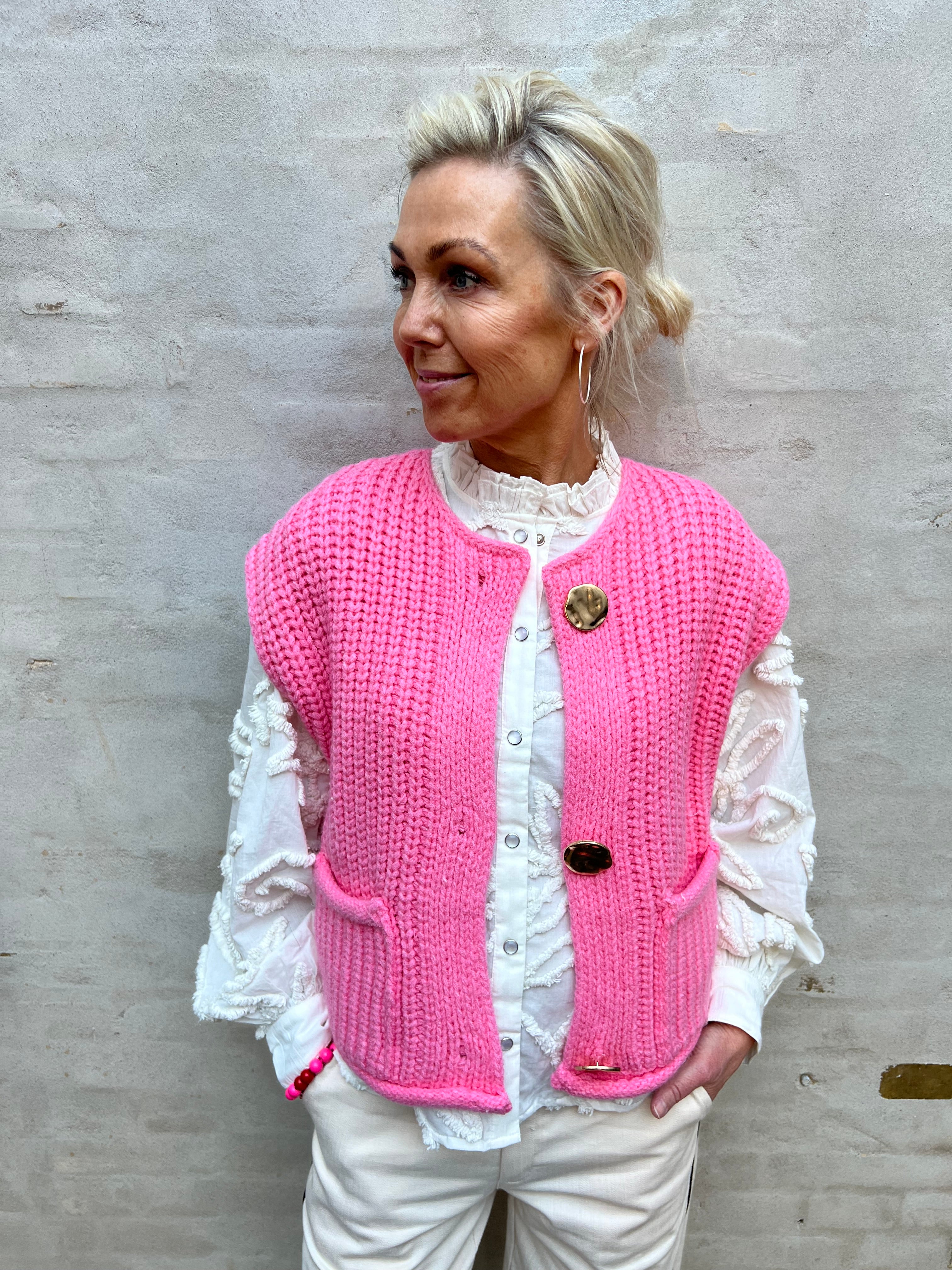 Gilet vest rosa