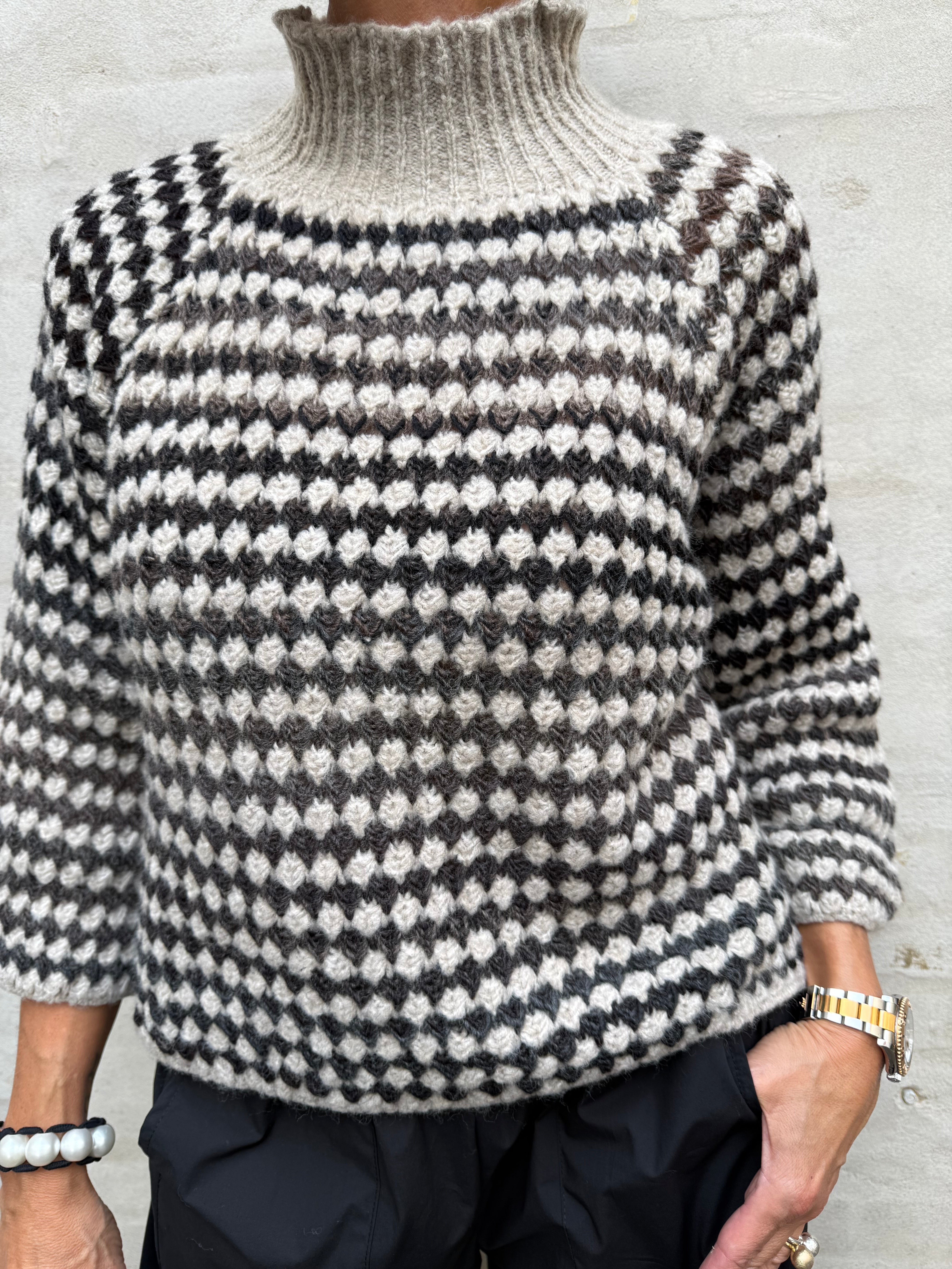 PREORDER-MdcFatima Knit - Beige/Moro