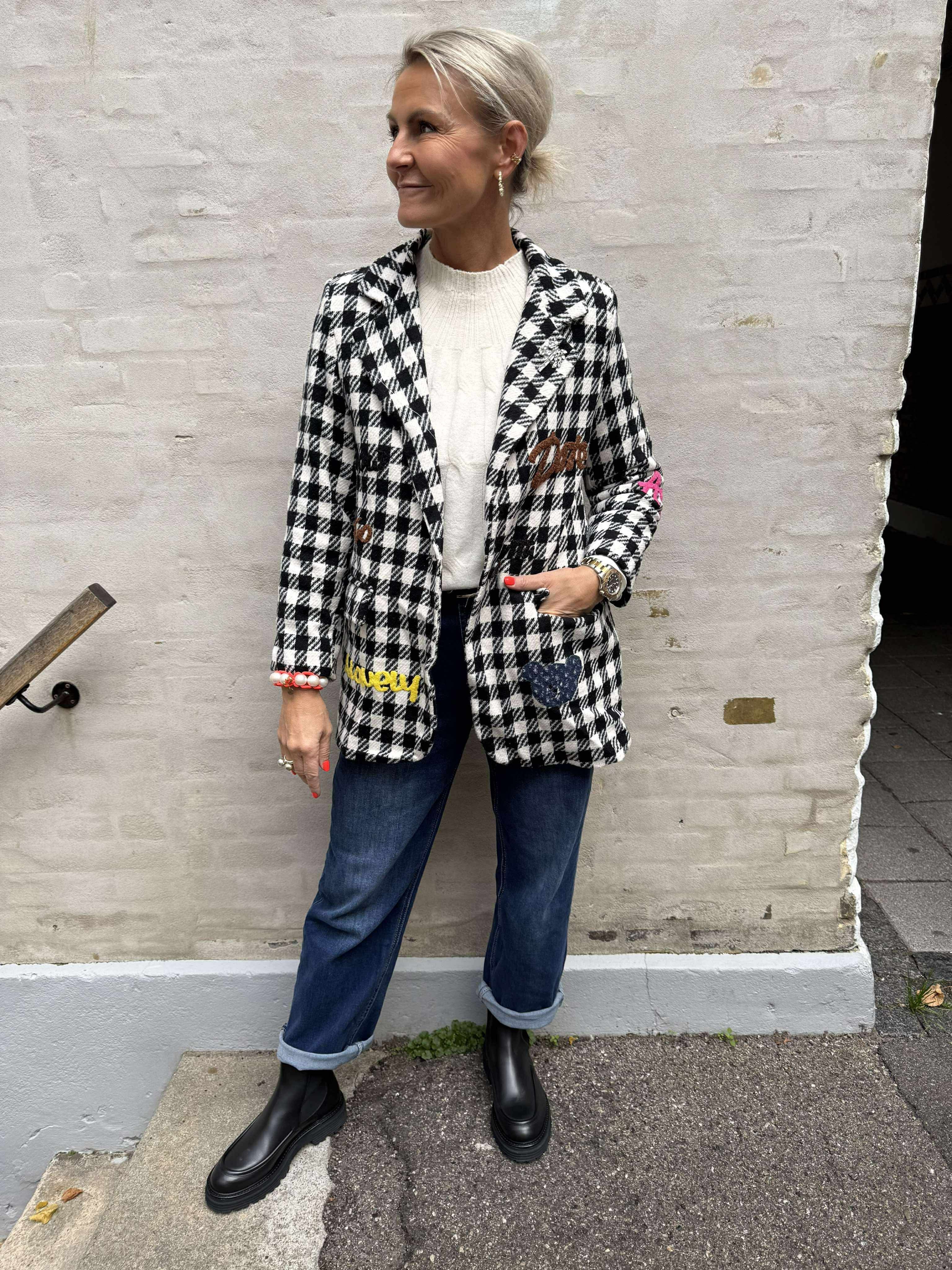 How to date Blazer - Black Check